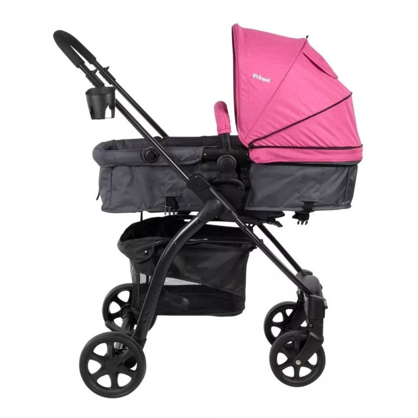 Carriola Sistema de Viaje Prima Azul C/ Portabebé Prinsel