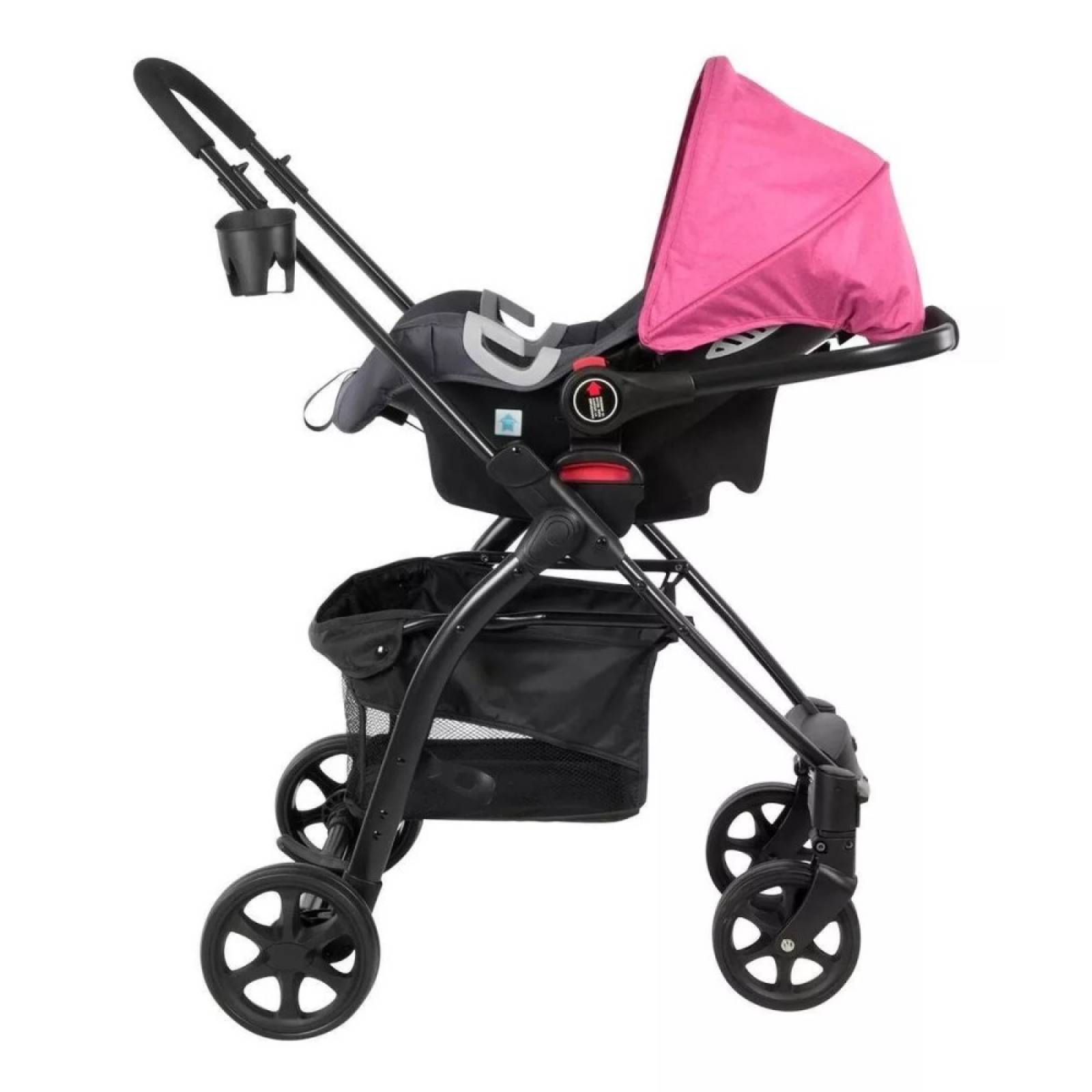 Carriola Sistema de Viaje Prima Azul C/ Portabebé Prinsel