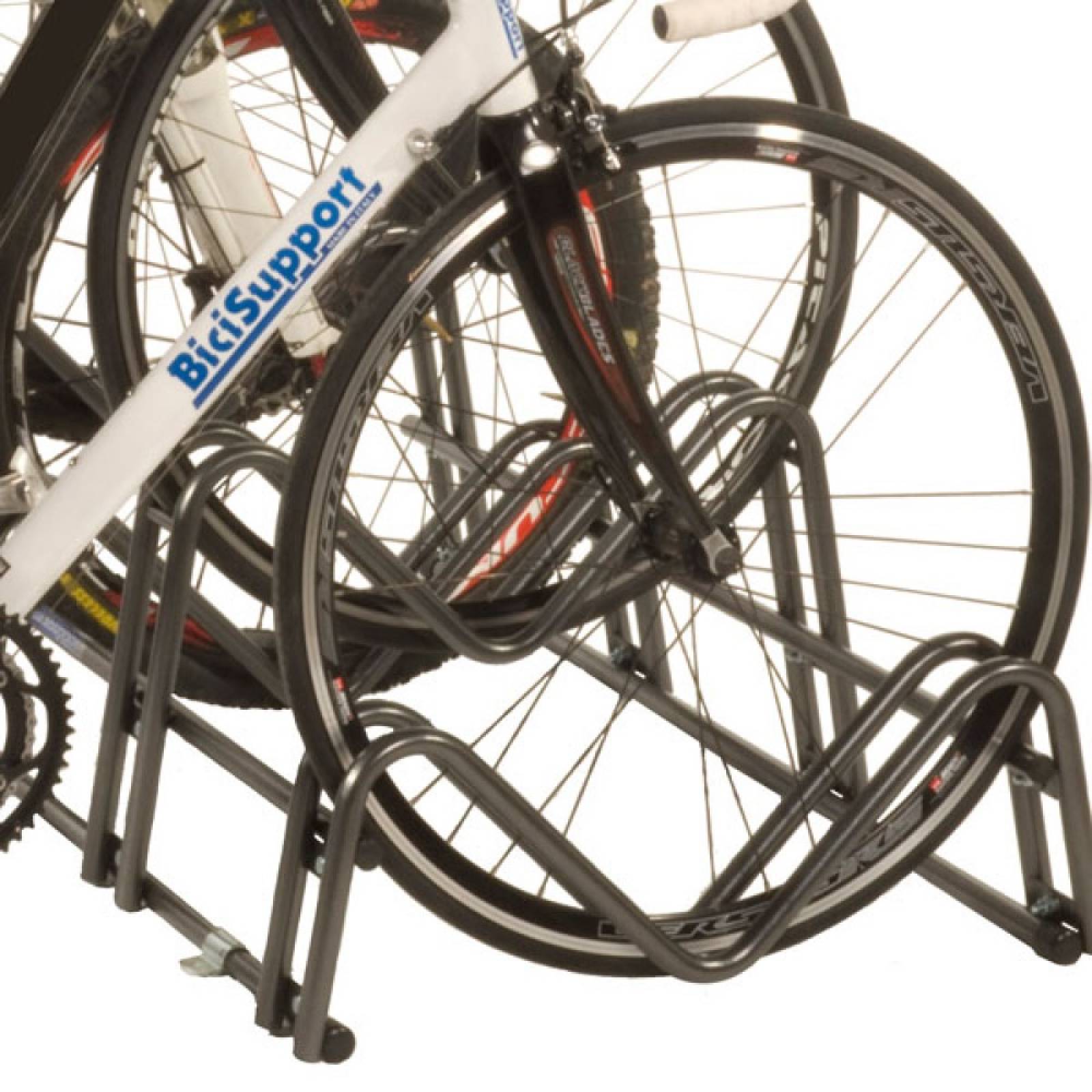 Exhibidor P/4 Bicicletas 26Pulg 700C Negro Acero Bicisupport