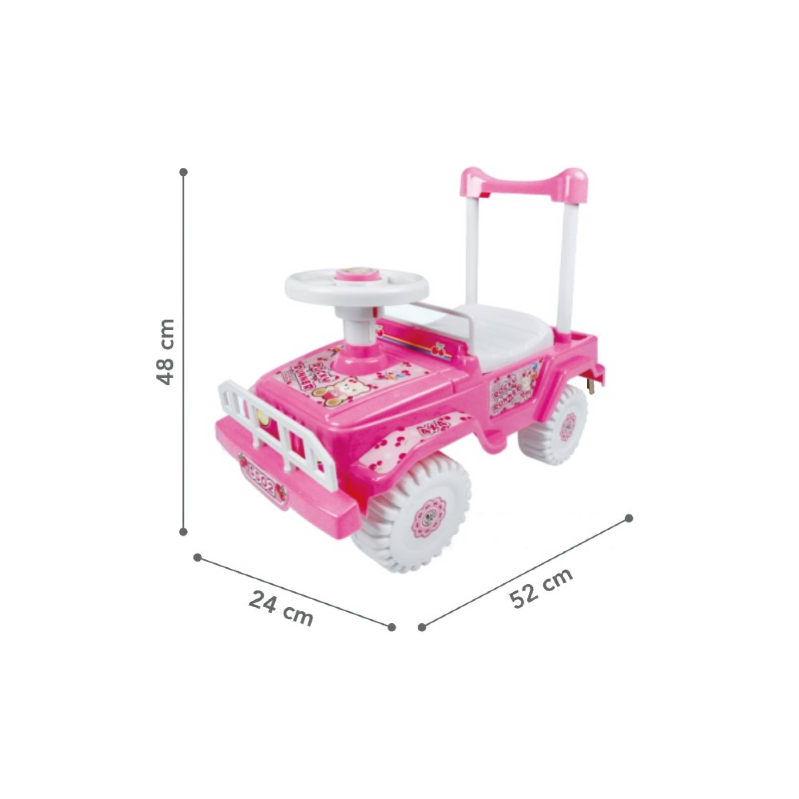 Carrito Juguete Montable Infantil Rosa Rocky Runner MyToy