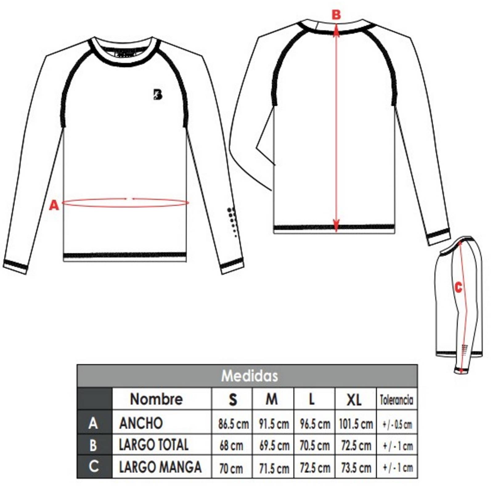 Playera Deportiva DryFit Manga Larga Hombre BlackSecretSport