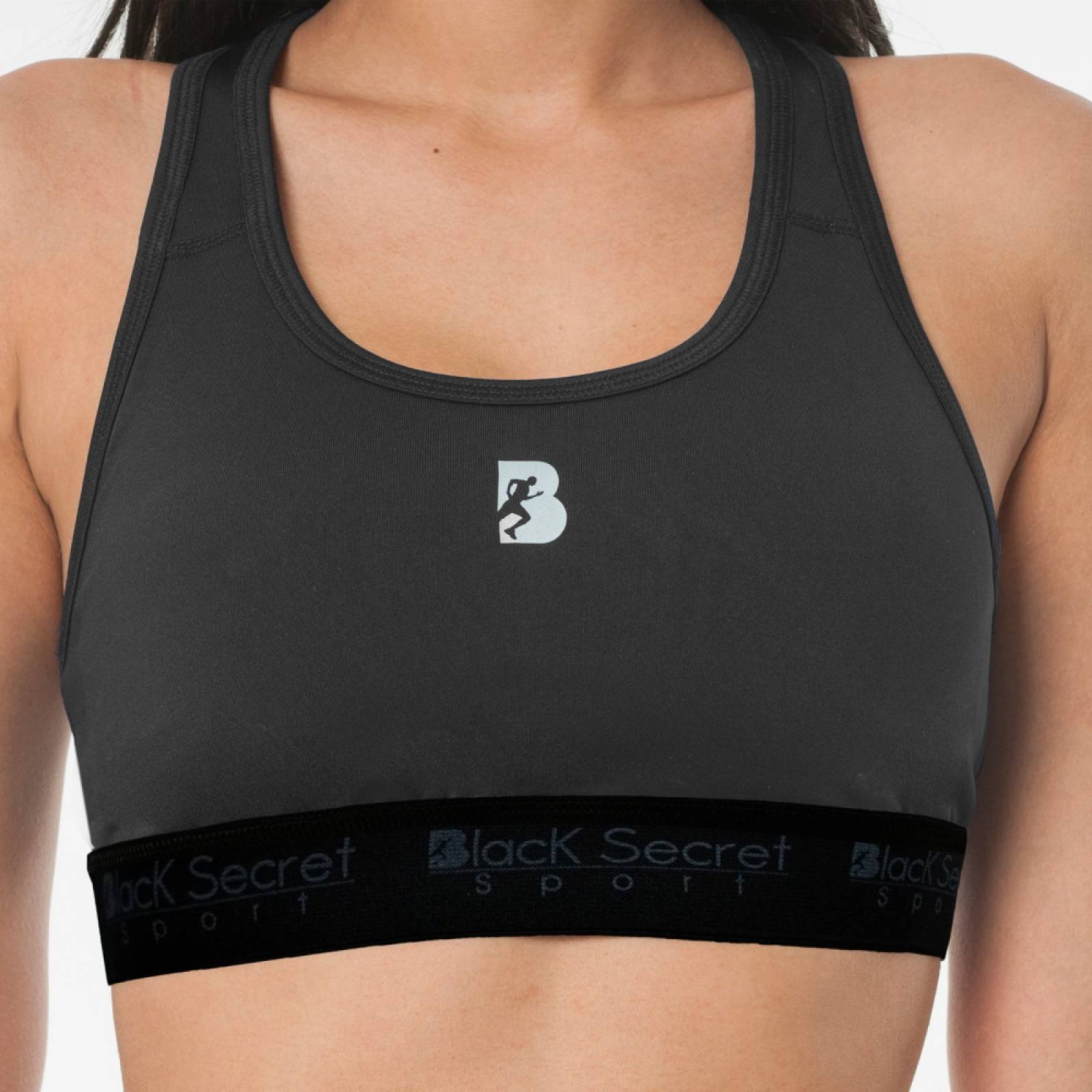 Top Deportivo Con Elastico Mujer Poliester BlackSecretSport