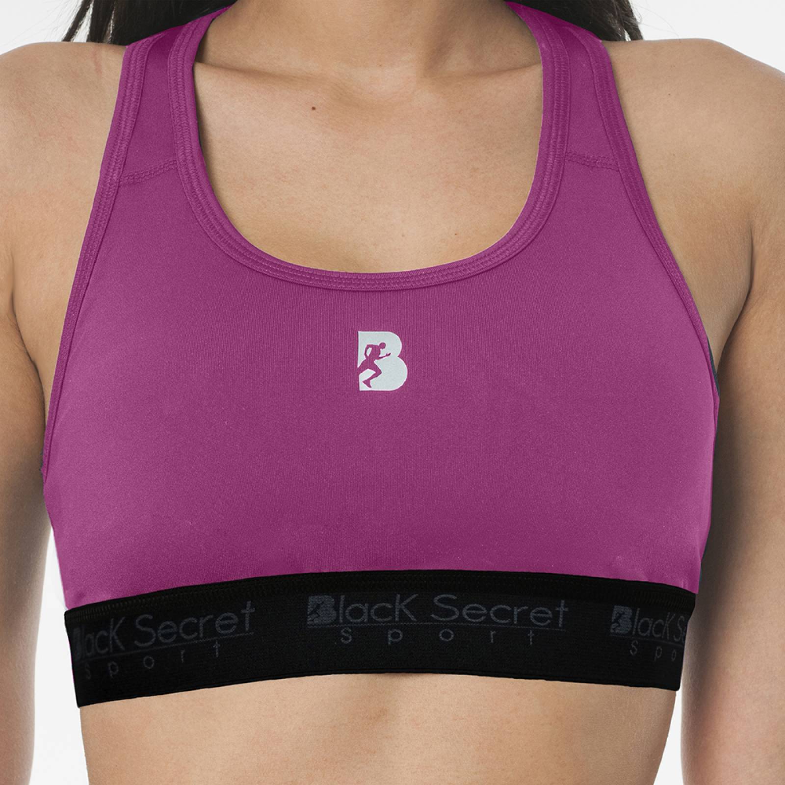 Top Deportivo Con Elastico Mujer Poliester BlackSecretSport