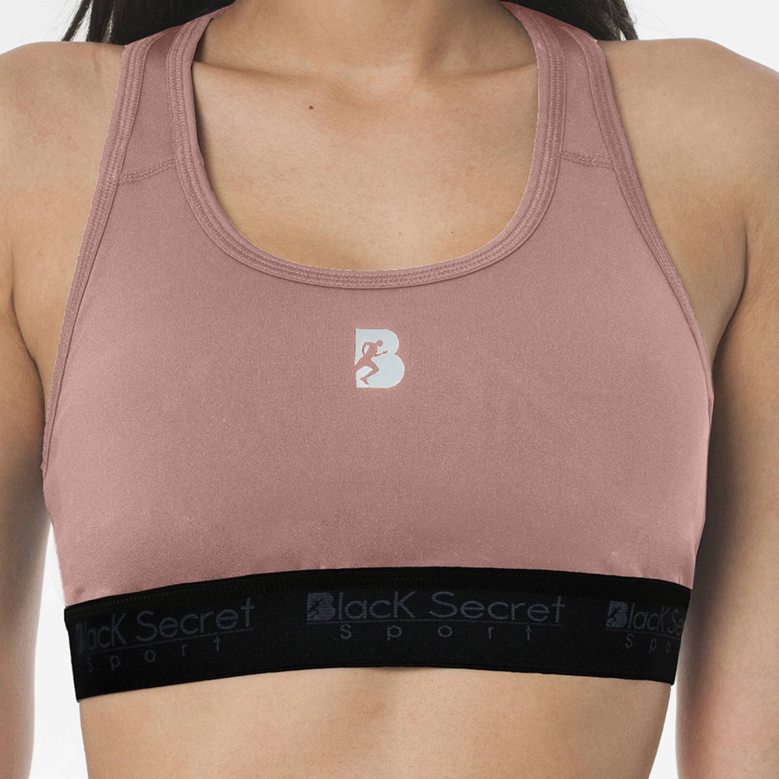 Top Deportivo Con Elastico Mujer Poliester BlackSecretSport
