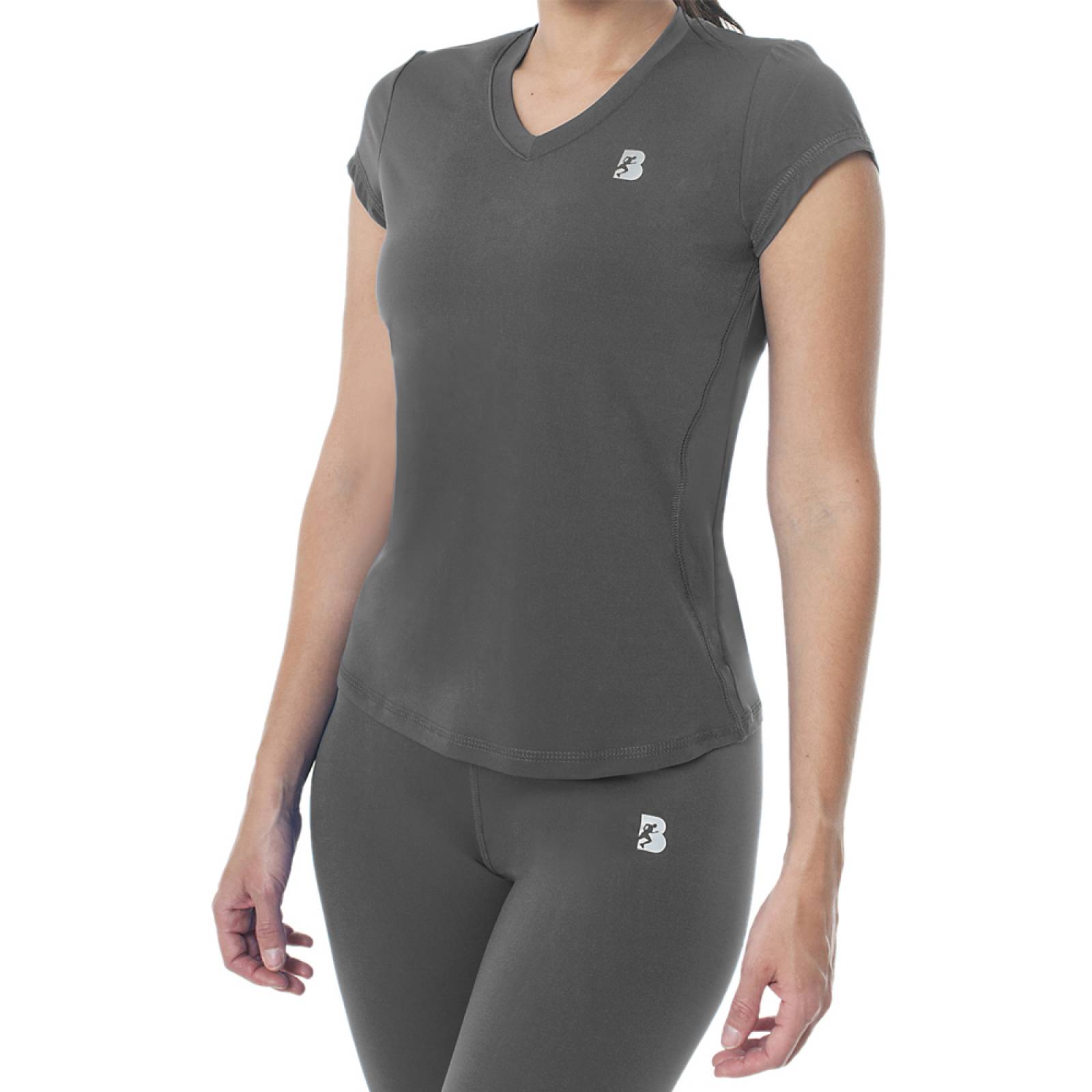 Playera Deportiva Manga Corta Mujer Dry-Fit BlackSecretSport
