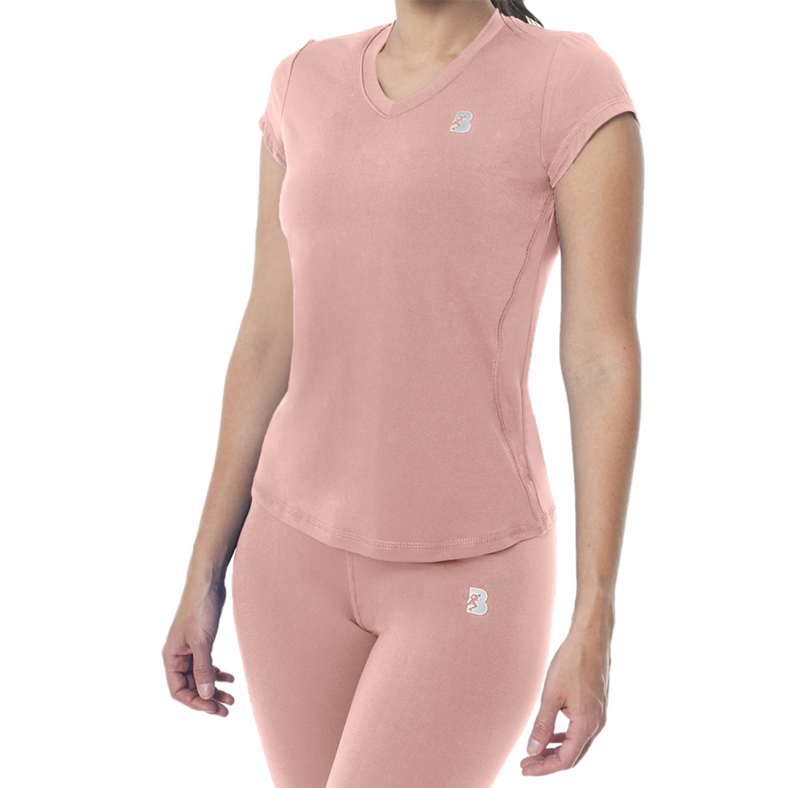 Playera Deportiva Manga Corta Mujer Dry-Fit BlackSecretSport
