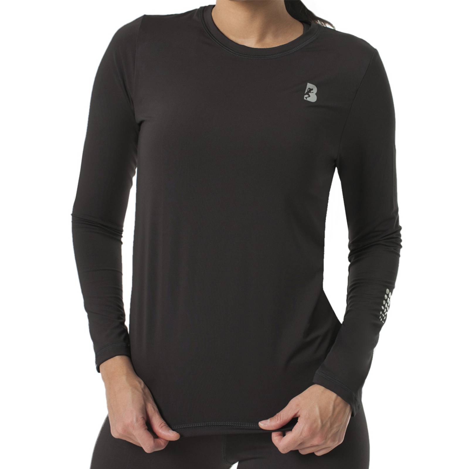 Playera Deportiva Manga Larga Mujer Dry-Fit BlackSecretSport