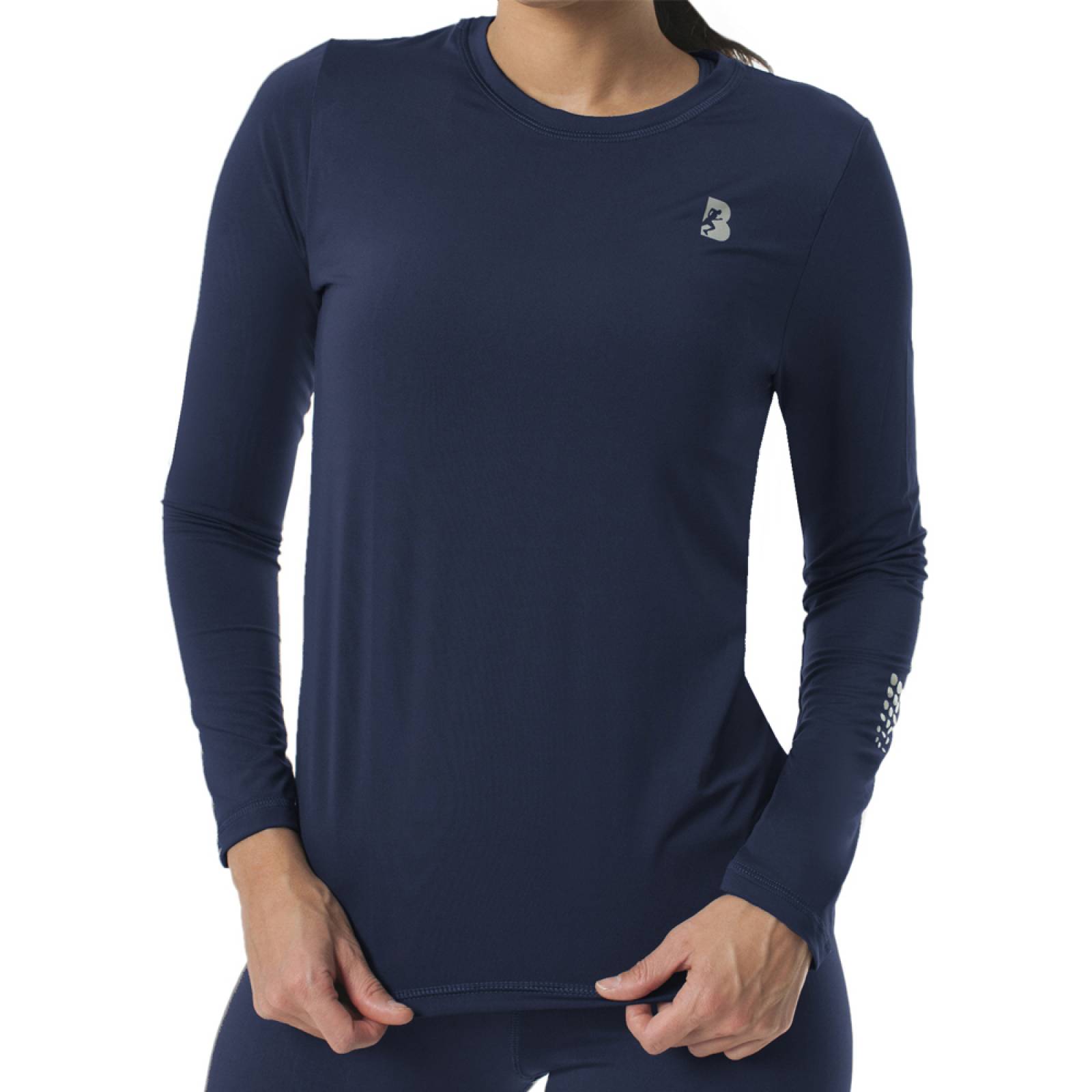 Playera Deportiva Manga Larga Mujer Dry-Fit BlackSecretSport