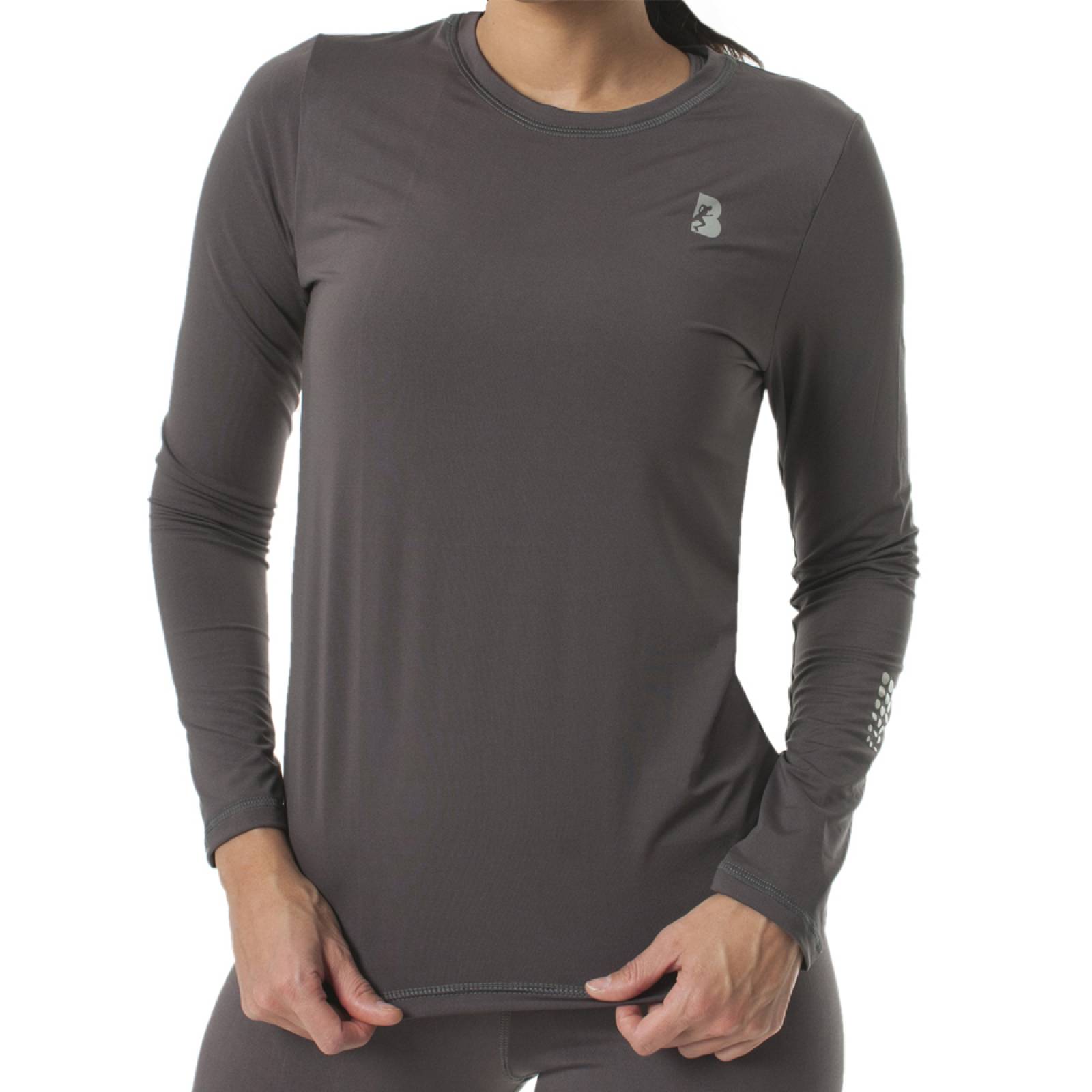 Playera Deportiva Manga Larga Mujer Dry-Fit BlackSecretSport