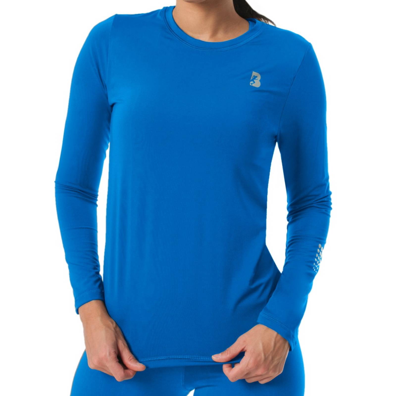 Playera Deportiva Manga Larga Mujer Dry-Fit BlackSecretSport