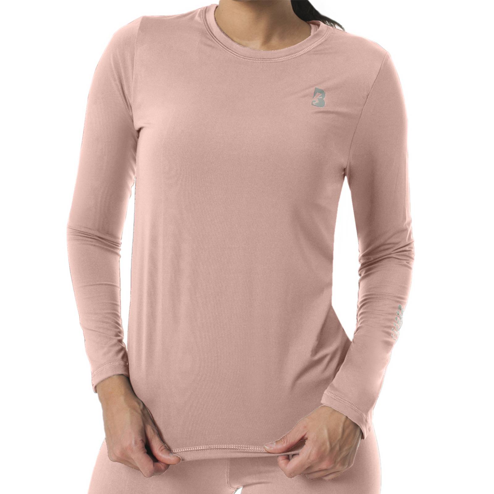 Playera Deportiva Manga Larga Mujer Dry-Fit BlackSecretSport