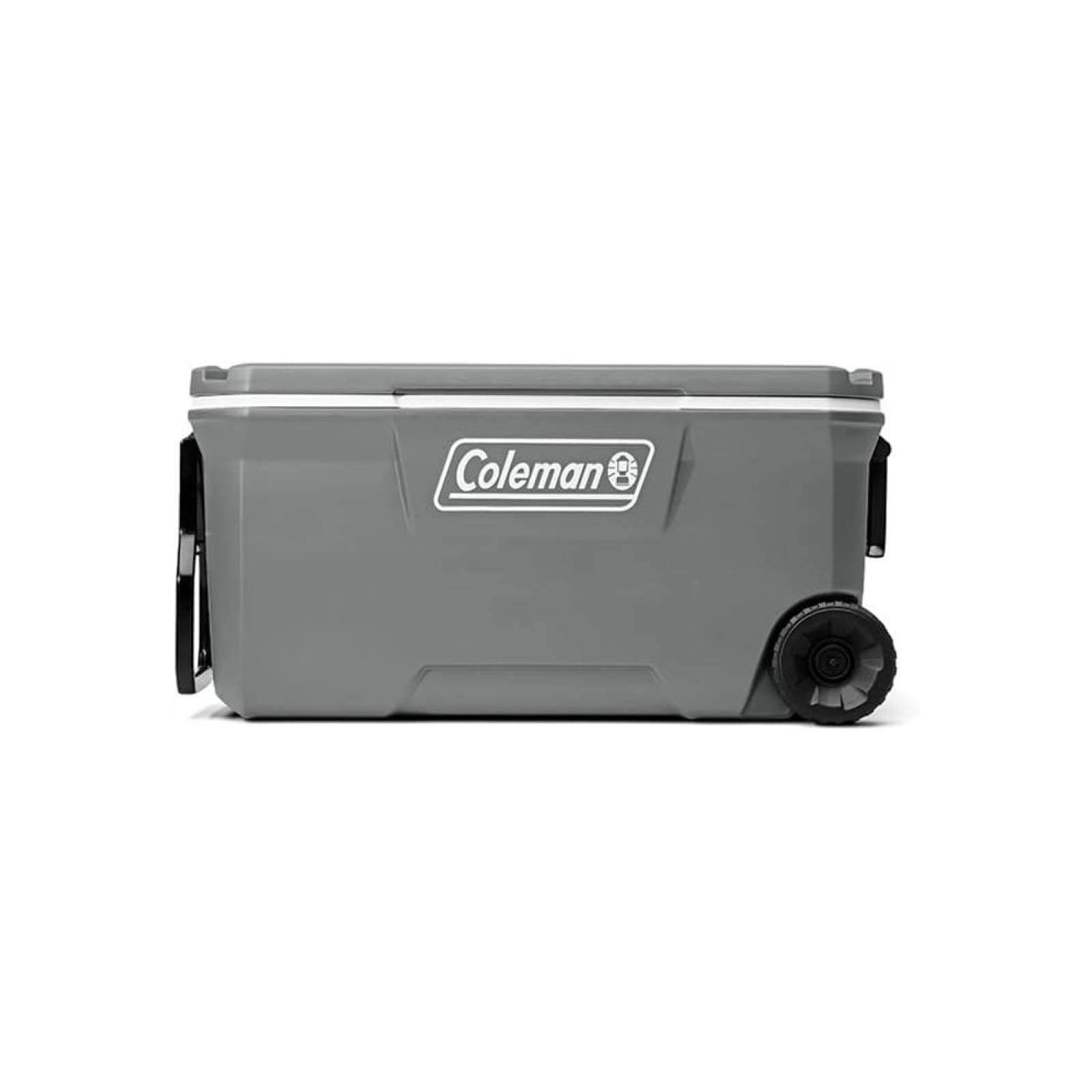 Hielera Rodante 100 Qt Gris C/Tapa Resistente Coleman