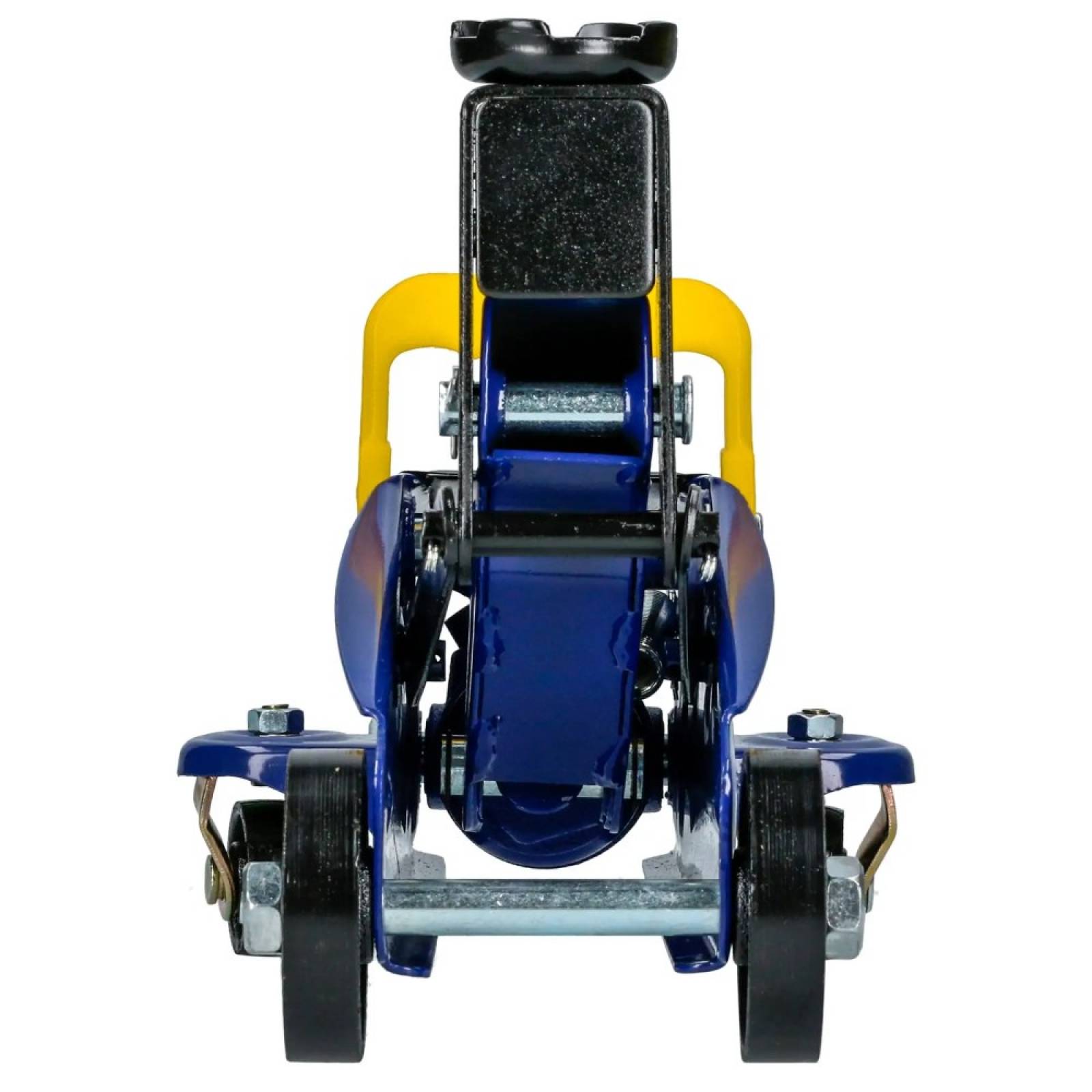 Gato Hidráulico de Patín Compacto 1.5Ton Acero Azul Foy