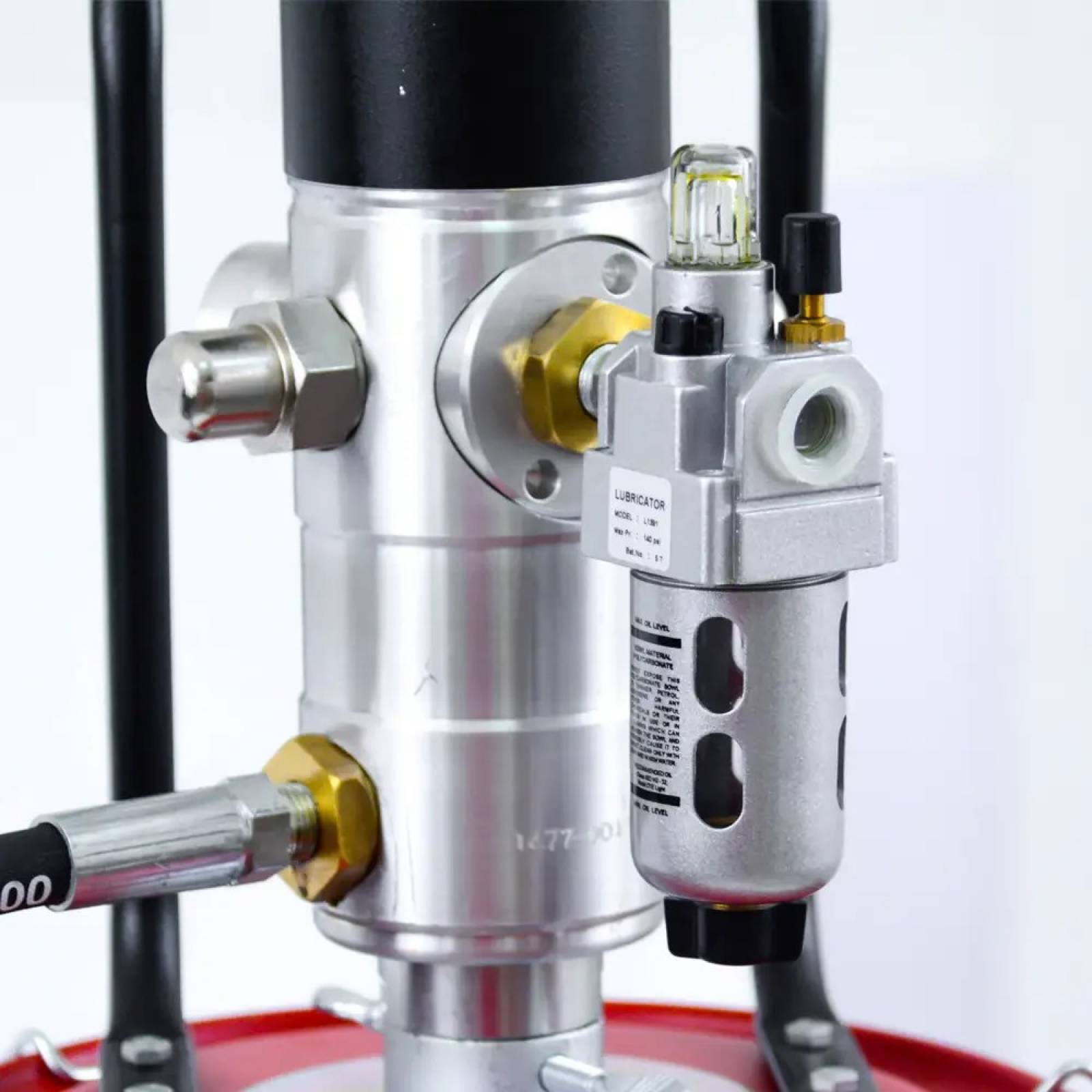 Inyector Grasa C/ Cubeta Neumático 15kg 7,500 PSI Urrea