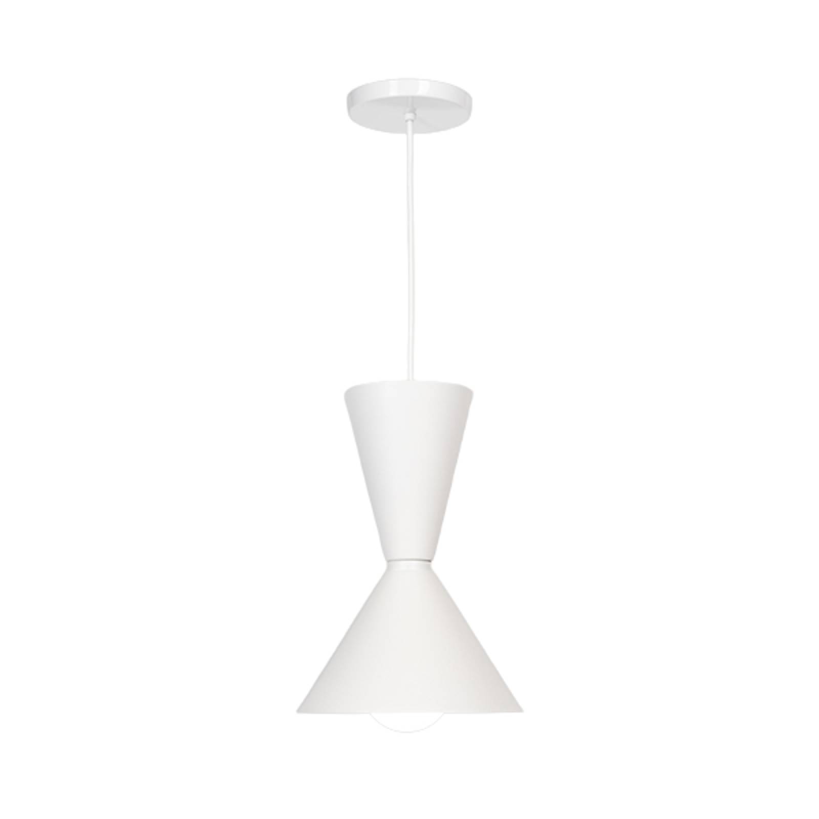 Luminador Colgante Acero Inoxidable Blanco Mate Maxxi