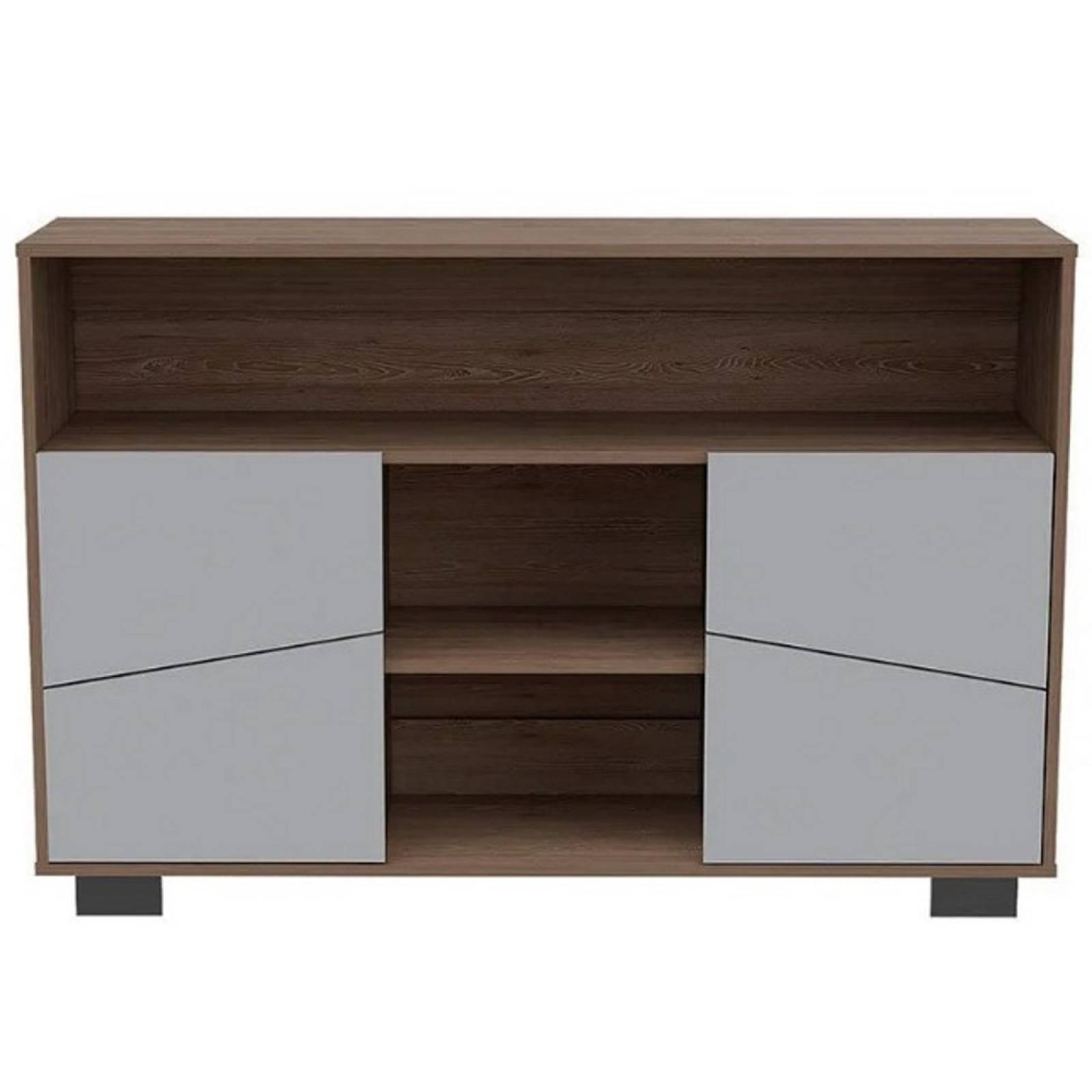 Arrimo Fraktal Mesa Auxiliar Miel/Blanco MaderaMDP Excelsior