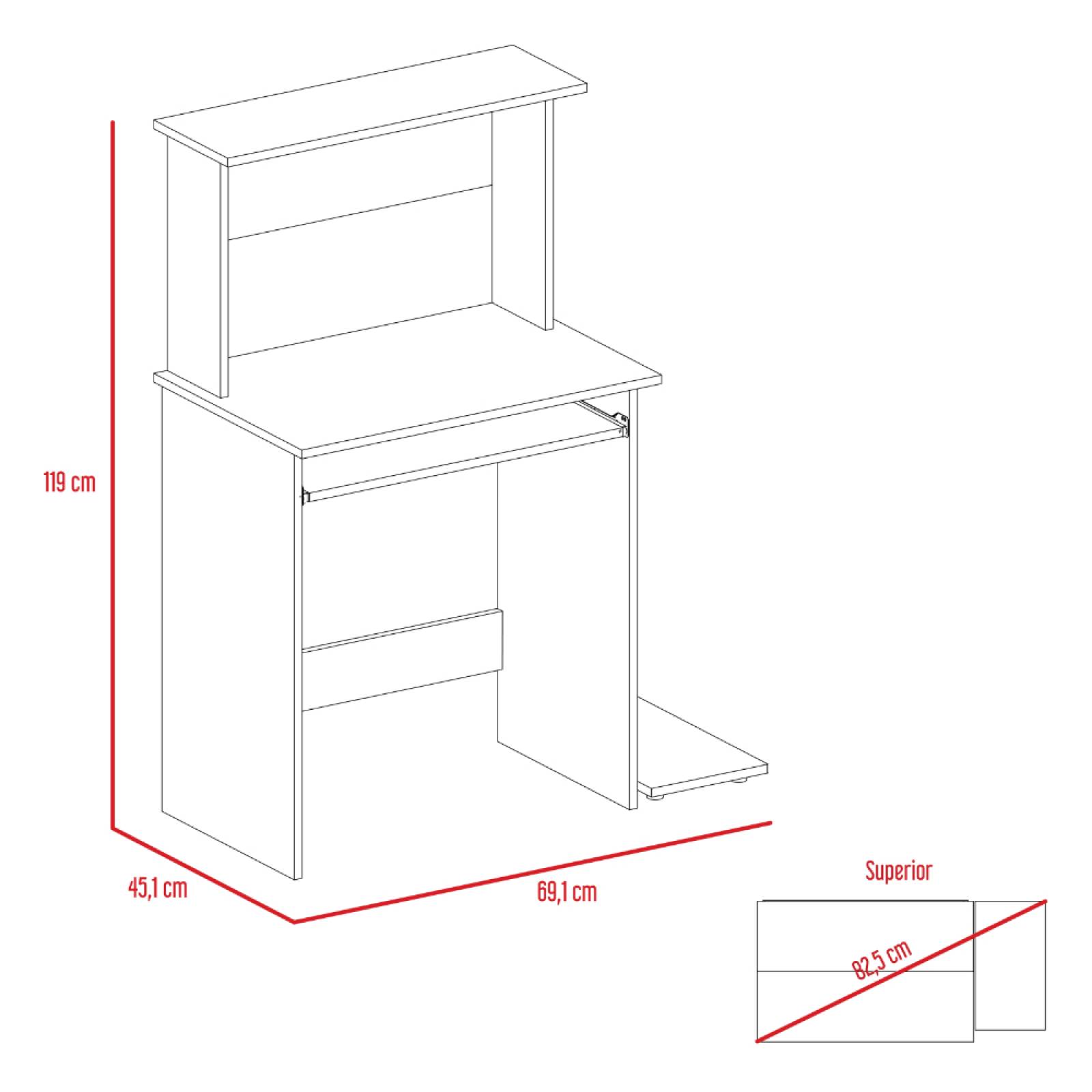 Centro De Computo Escritorio Duna Madera MDP Excelsior