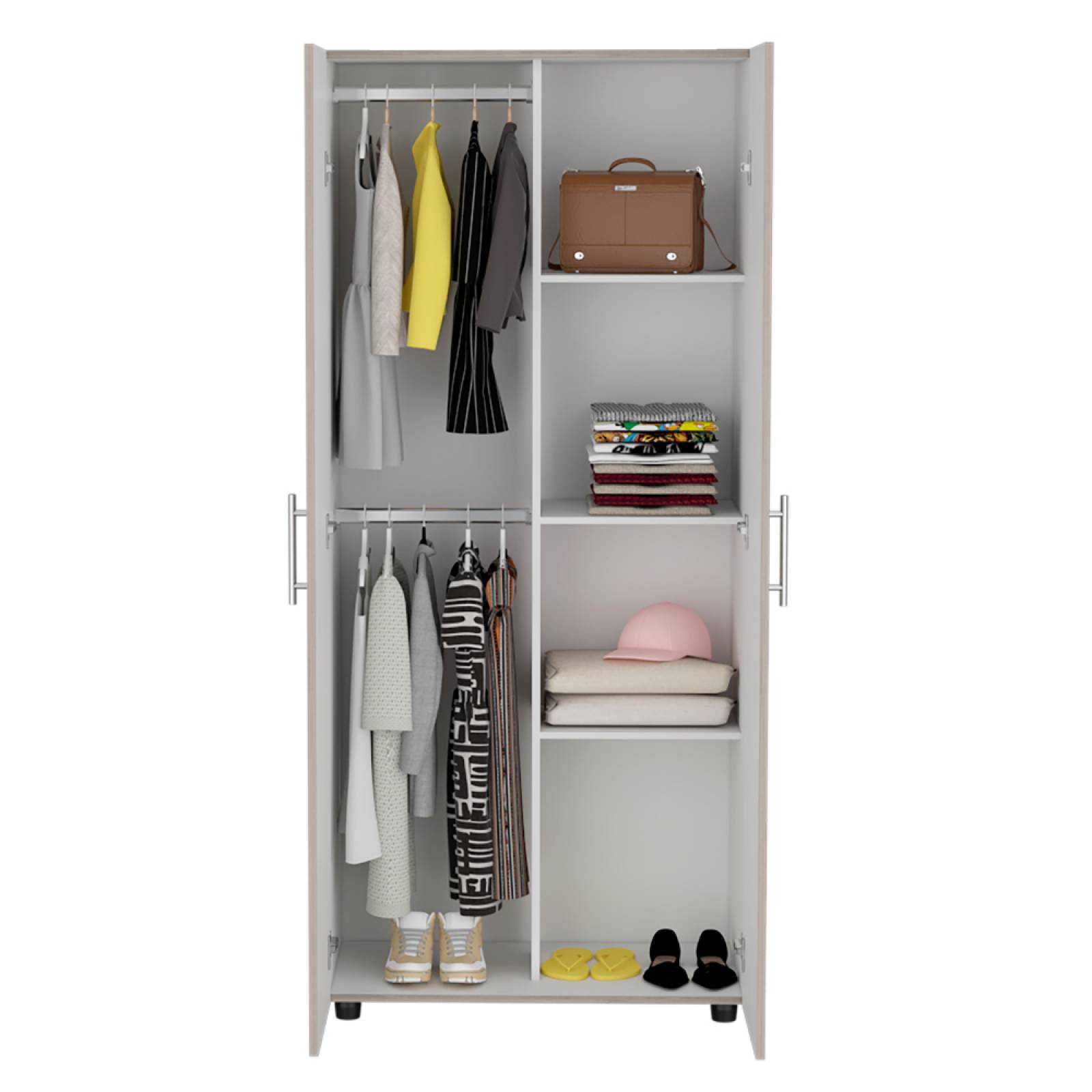 Closet Armable Tetra Humo Armario Recámara Excelsior