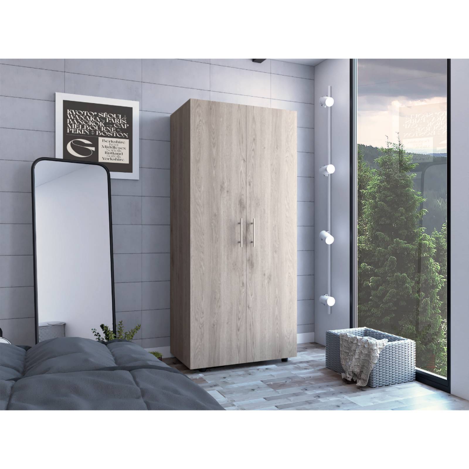 Closet Armable Tetra Humo Armario Recámara Excelsior