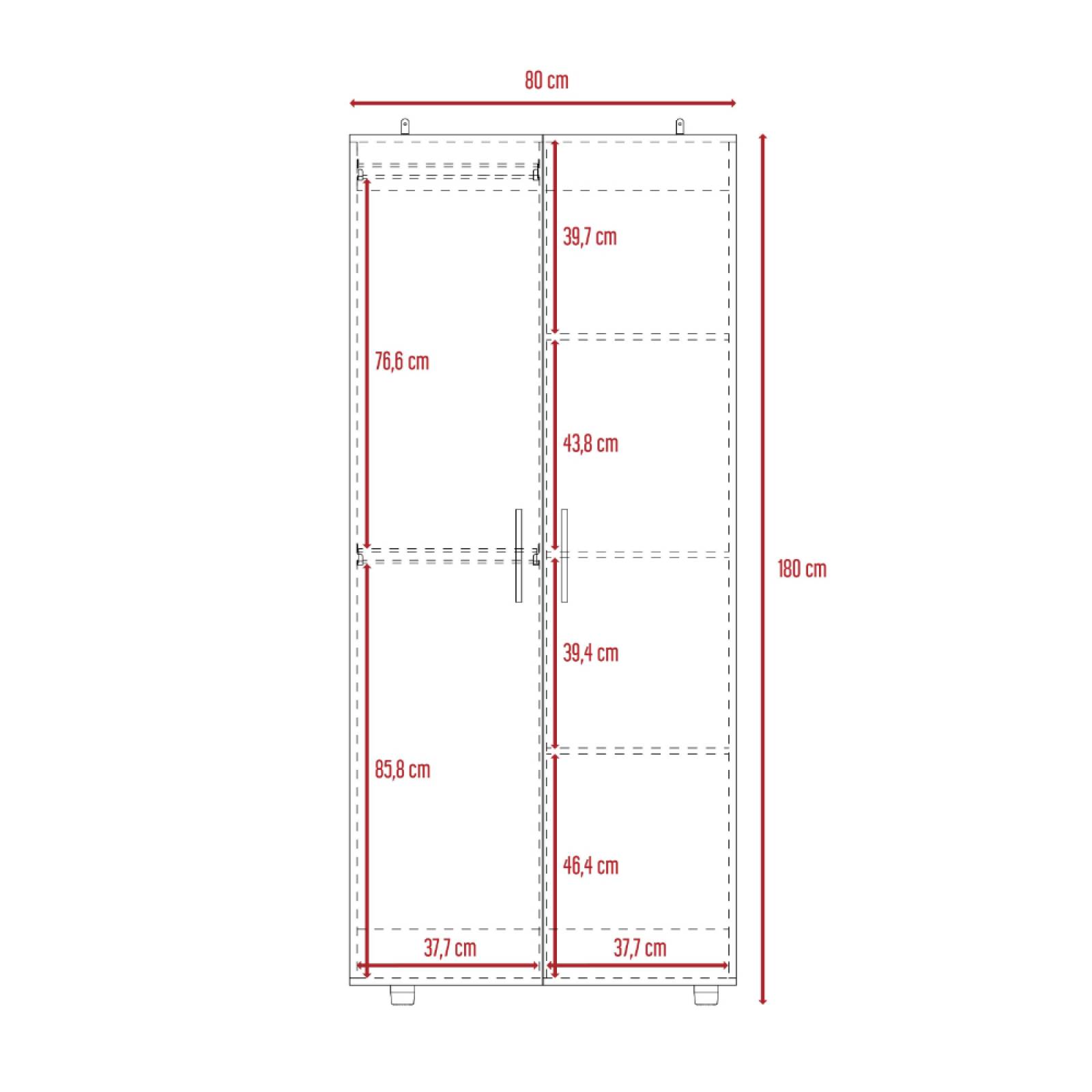 Closet Armable Tetra Humo Armario Recámara Excelsior