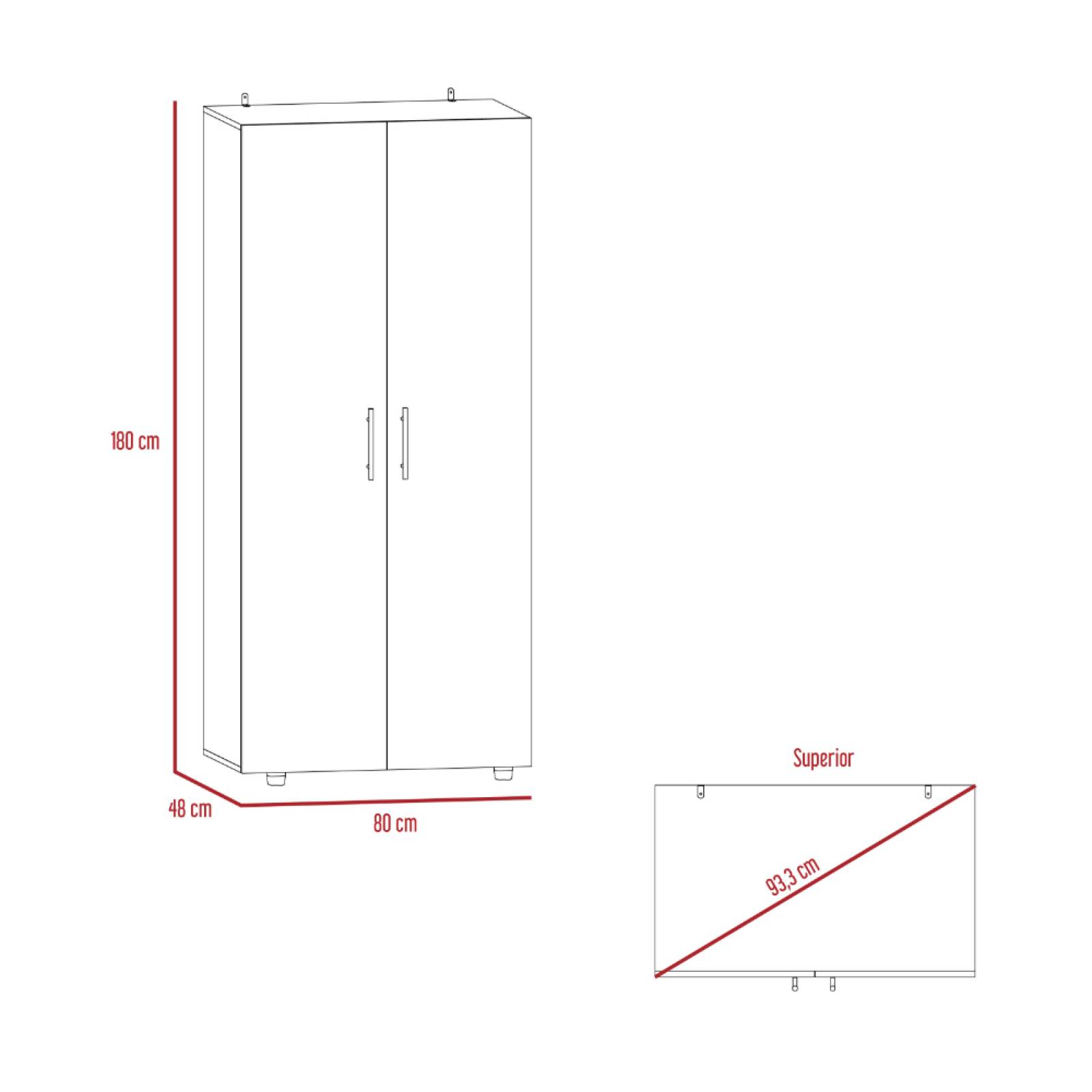 Closet Armable Tetra Humo Armario Recámara Excelsior