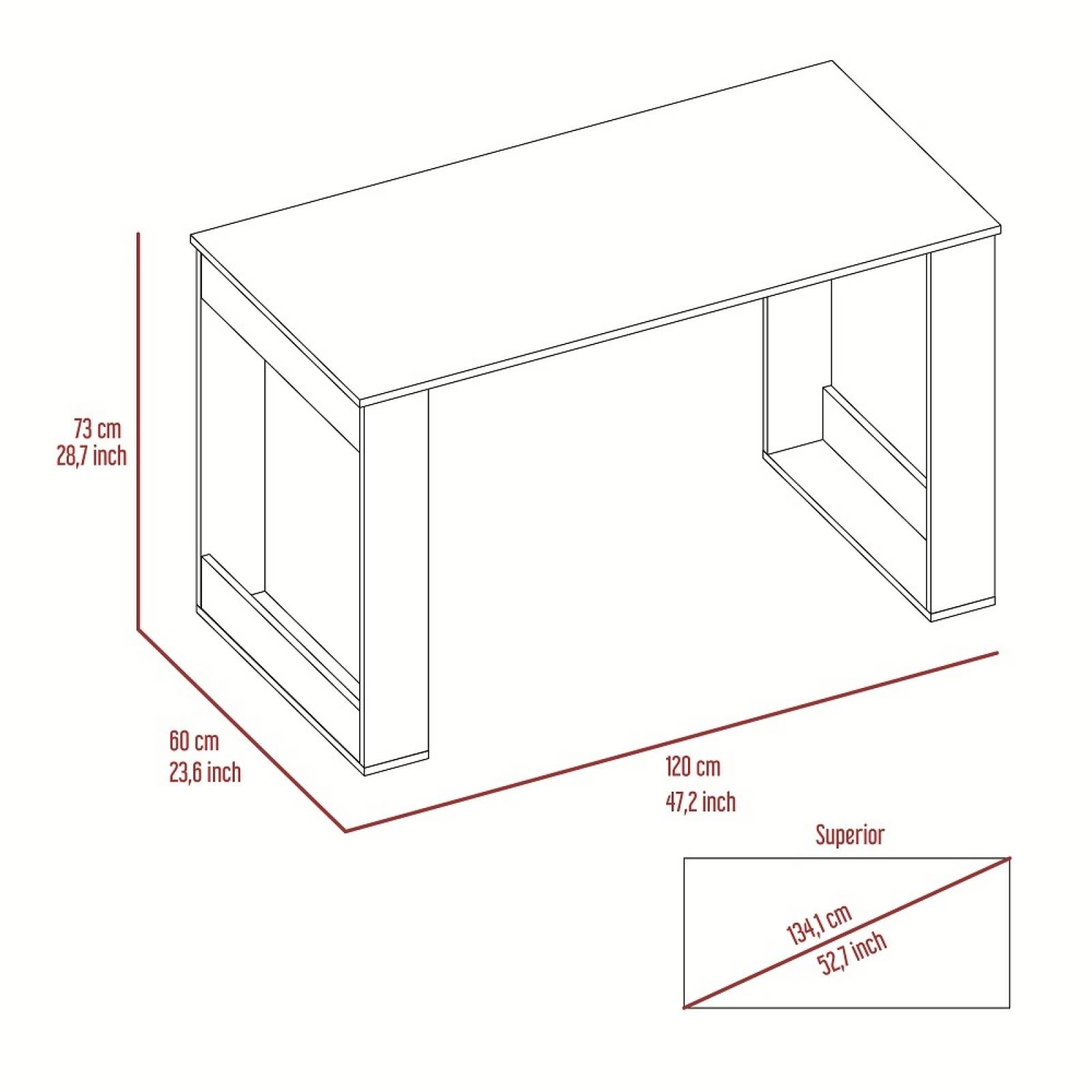Escritorio Sencillo Amplio Para Estudio/Trabajo Oviedo Duna Excelsior