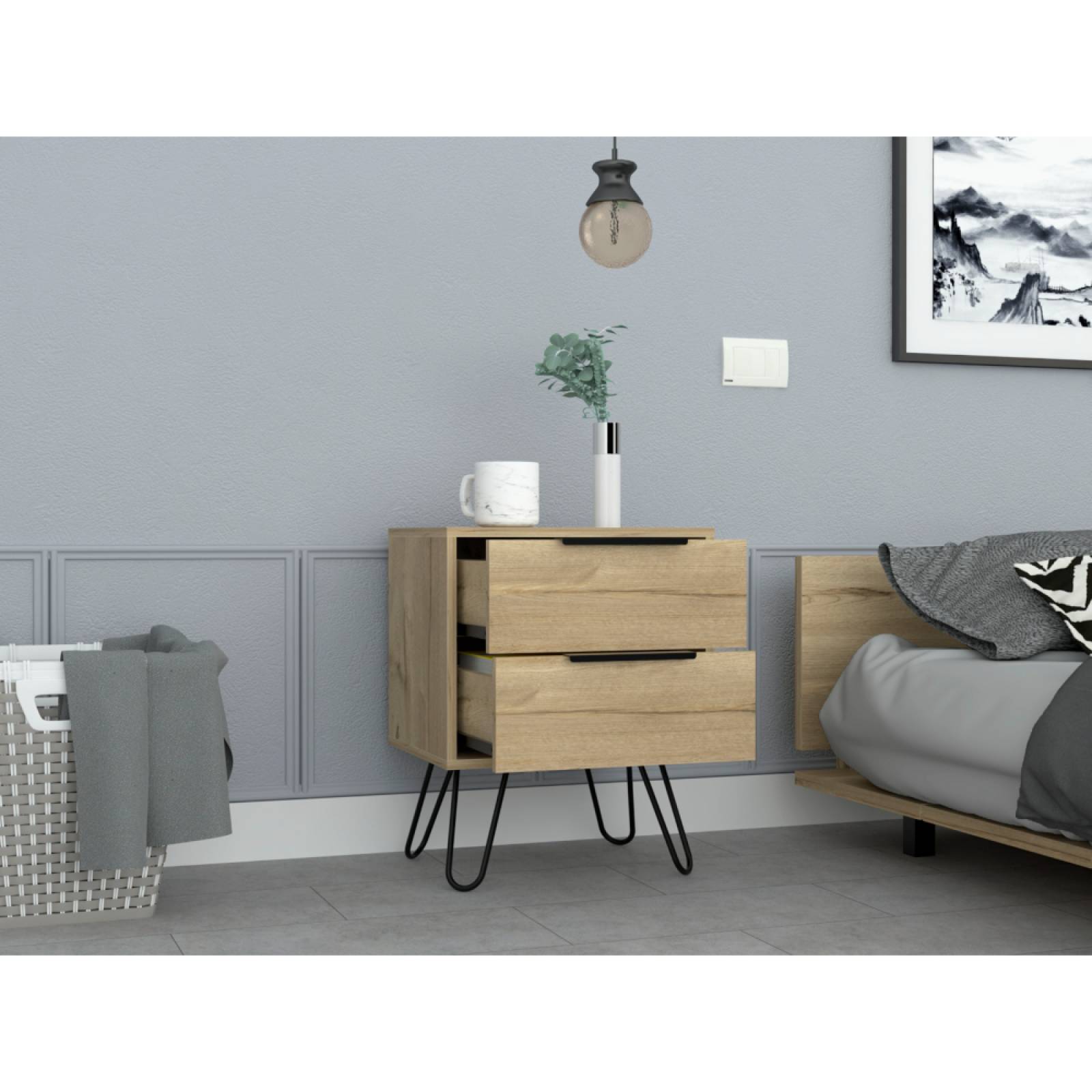 Mesa Noche Augusta Novo Madera Aglomerada MDP Duna Excelsior