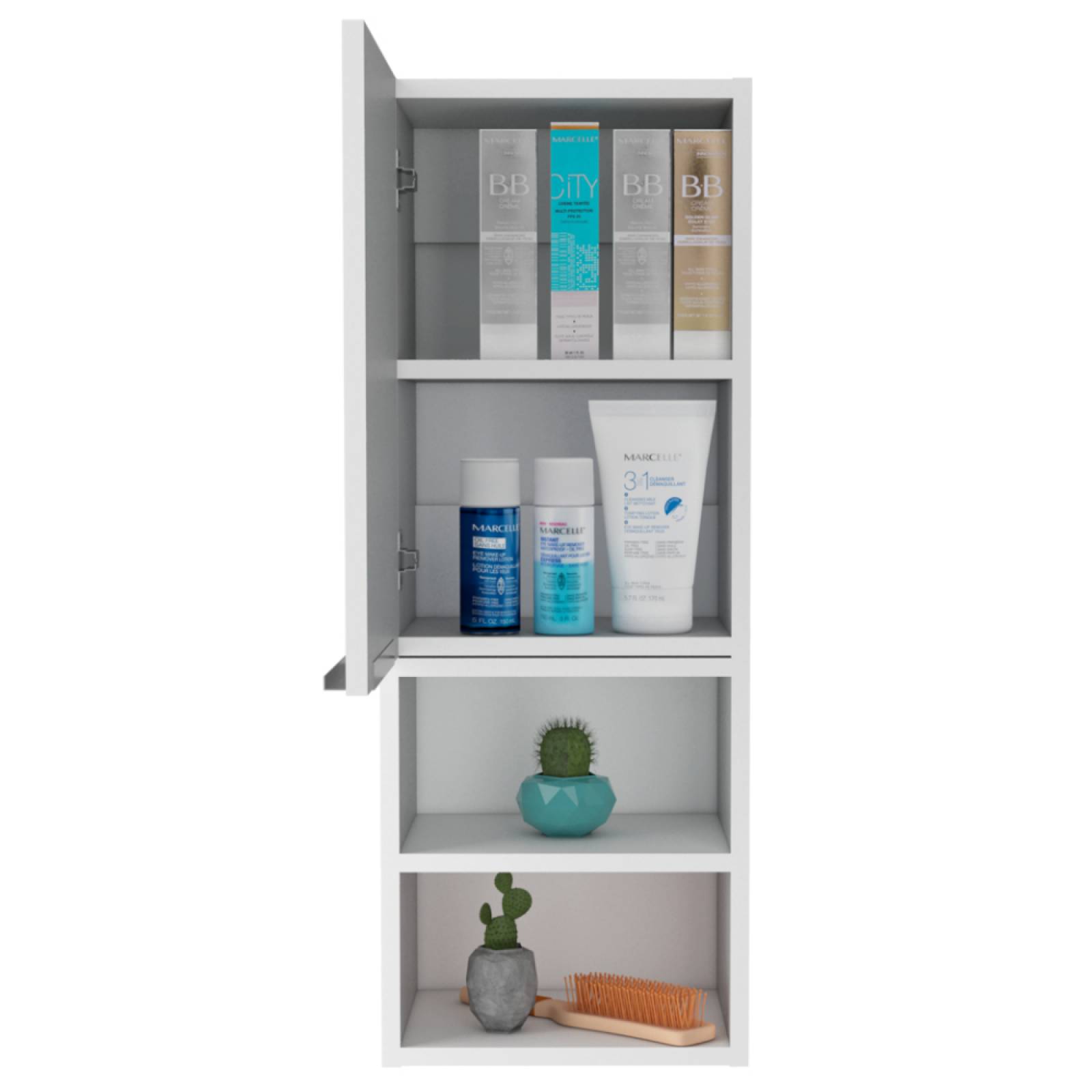 Mueble Auxiliar Gabinete De Baño Jules Blanco Excelsior