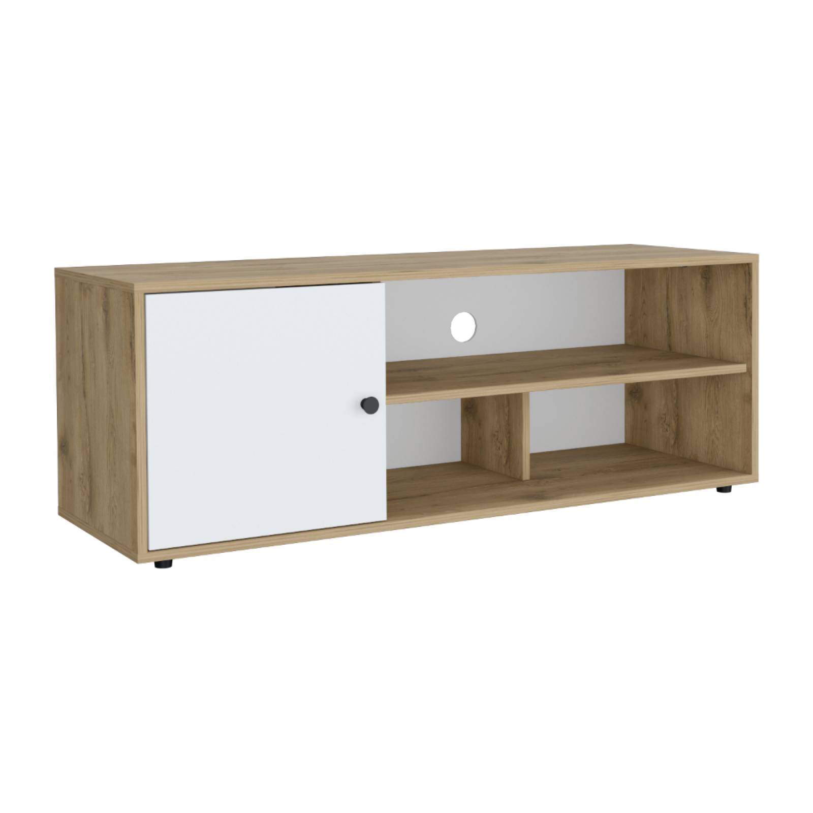 Mueble Mesa Para Tv Hasta 55" Noah Macadamia Excelsior