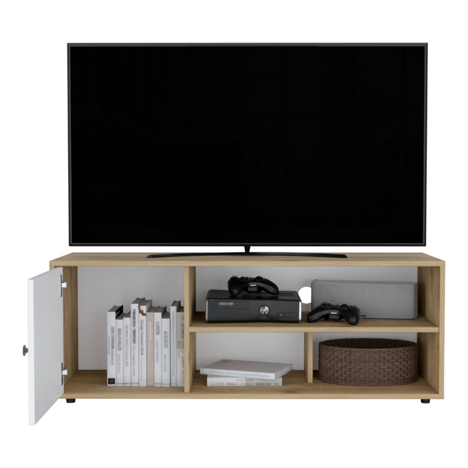 Mueble Mesa Para Tv Hasta 55" Noah Macadamia Excelsior