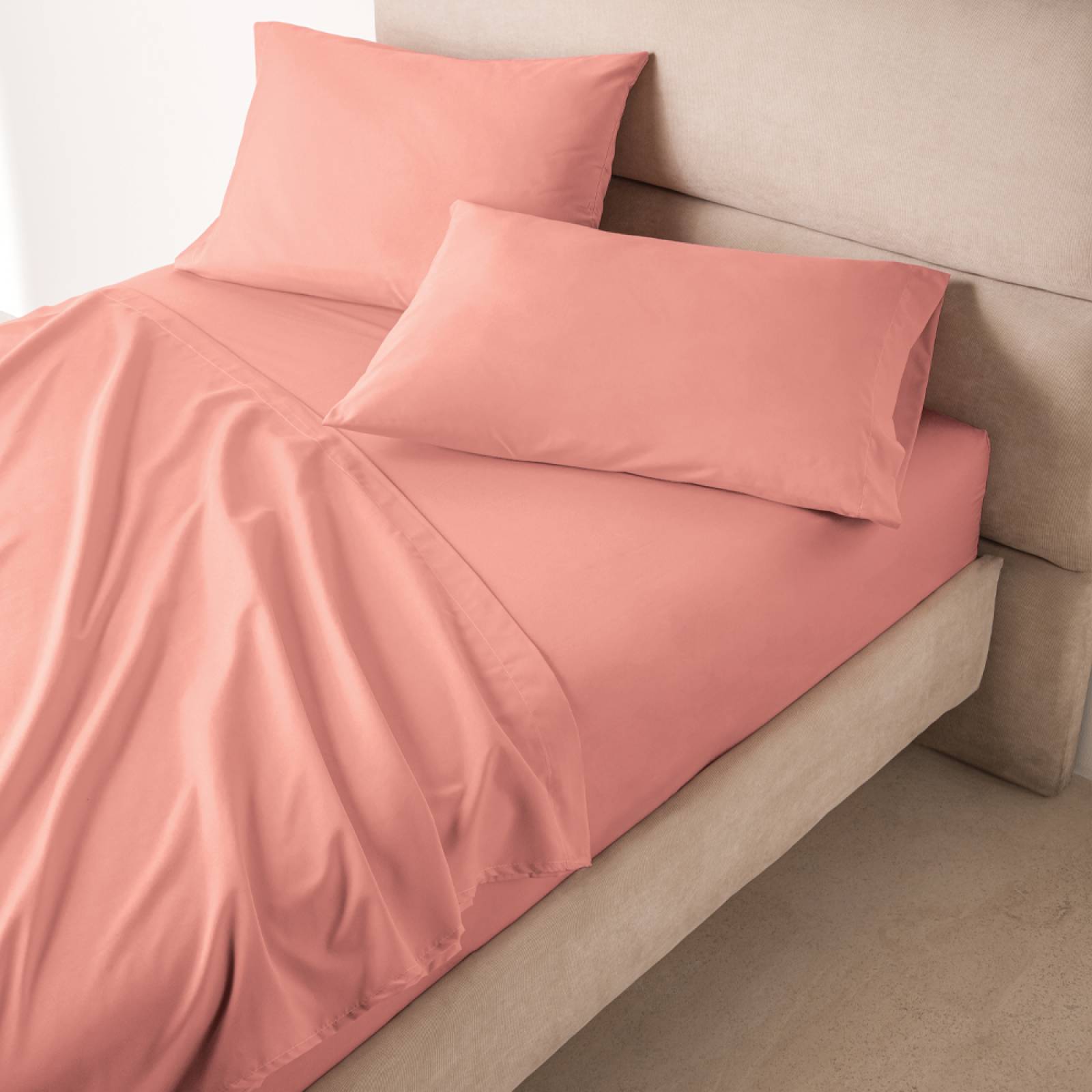 Juego Sabanas Individuales Esencial Deep Rose Concord