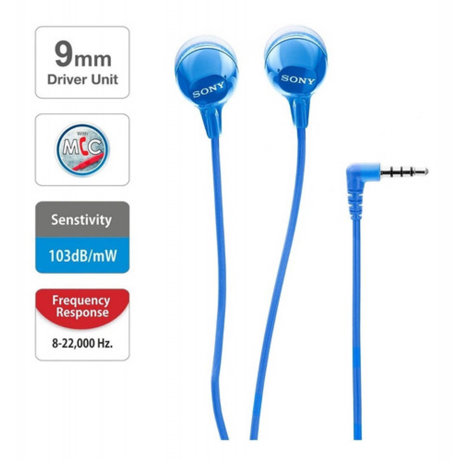 Audífonos In-ear Gamer Sony Mdr-ex14ap Blanco