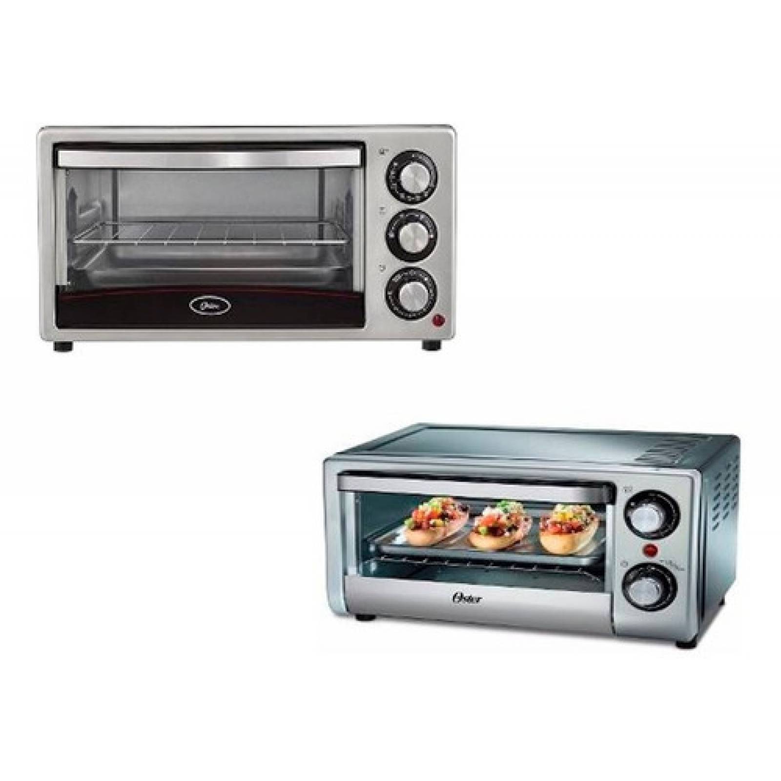 Horno De Mesa Eléctrico Oster Compact Tssttv10l 10l Plata 127v