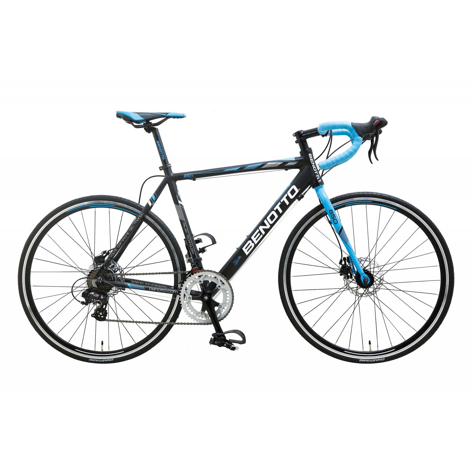 Bicicleta Benotto 850 Ruta Alumi R700C 14V Shimano Negra 54