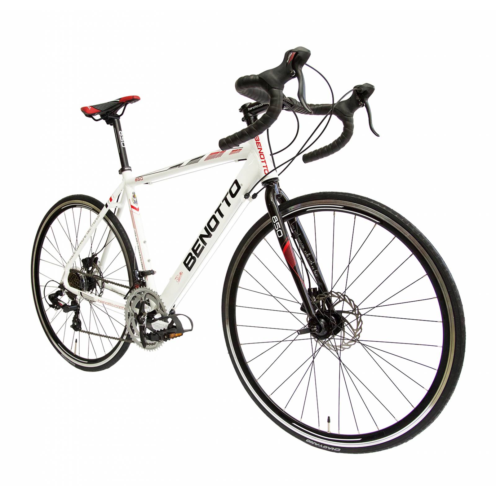 Bicicleta Benotto 850 Ruta Alumi R700C 14V Shimano Blanca 48