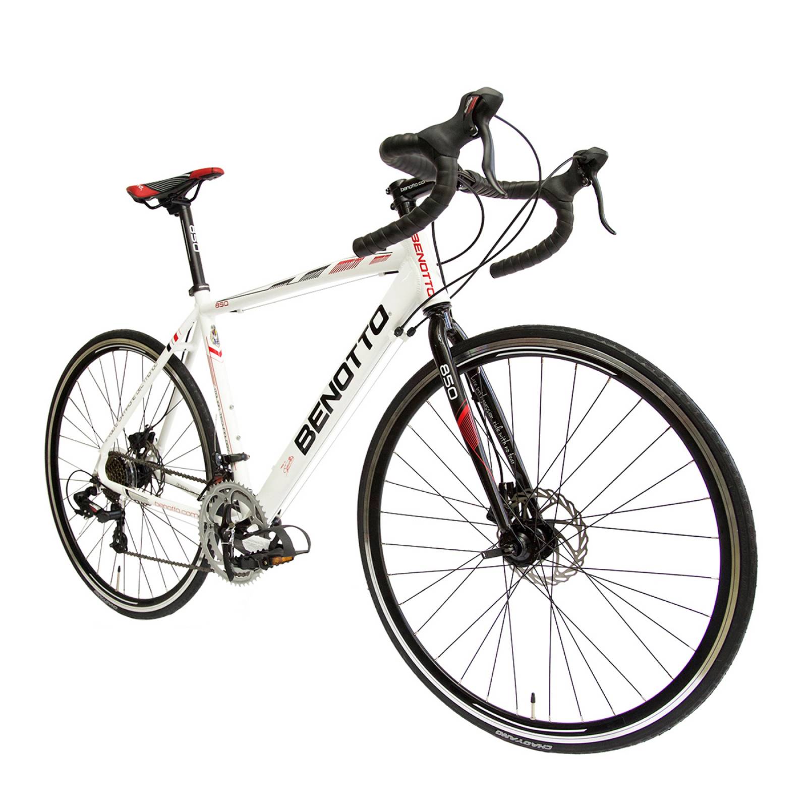 Bicicleta Benotto 850 Ruta Alum R700C 14V Shimano Blanca 51