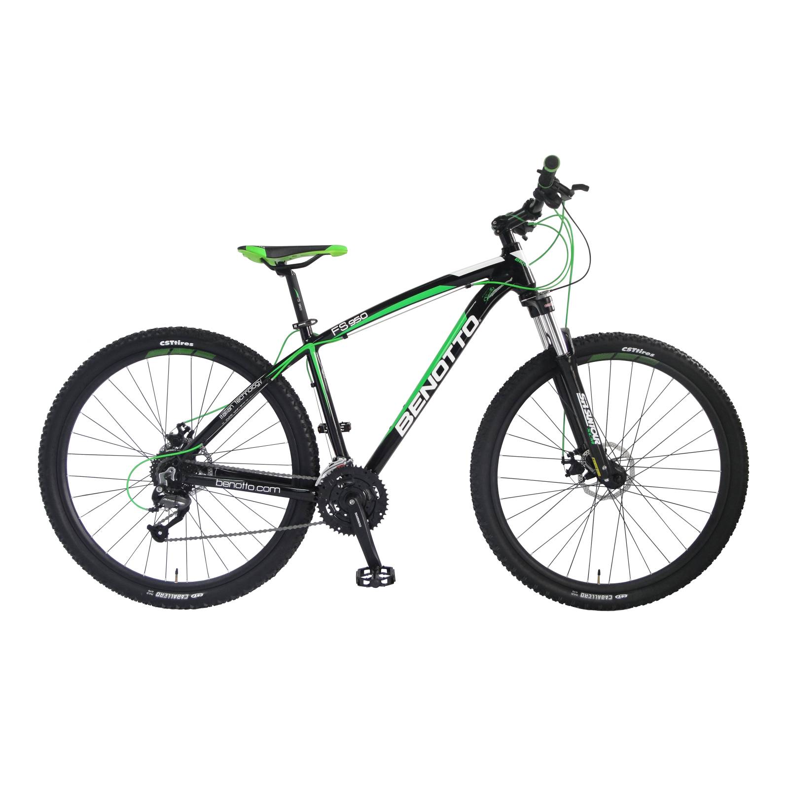 Bicicleta Benotto FS-950 Aluminio R29 27V Shim Ngr Med-Gde