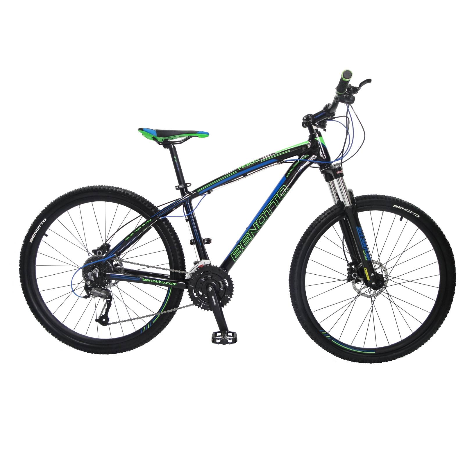 Bicicleta Benotto FS-900 Aluminio R27.5 27V Shim Ng Med-gde