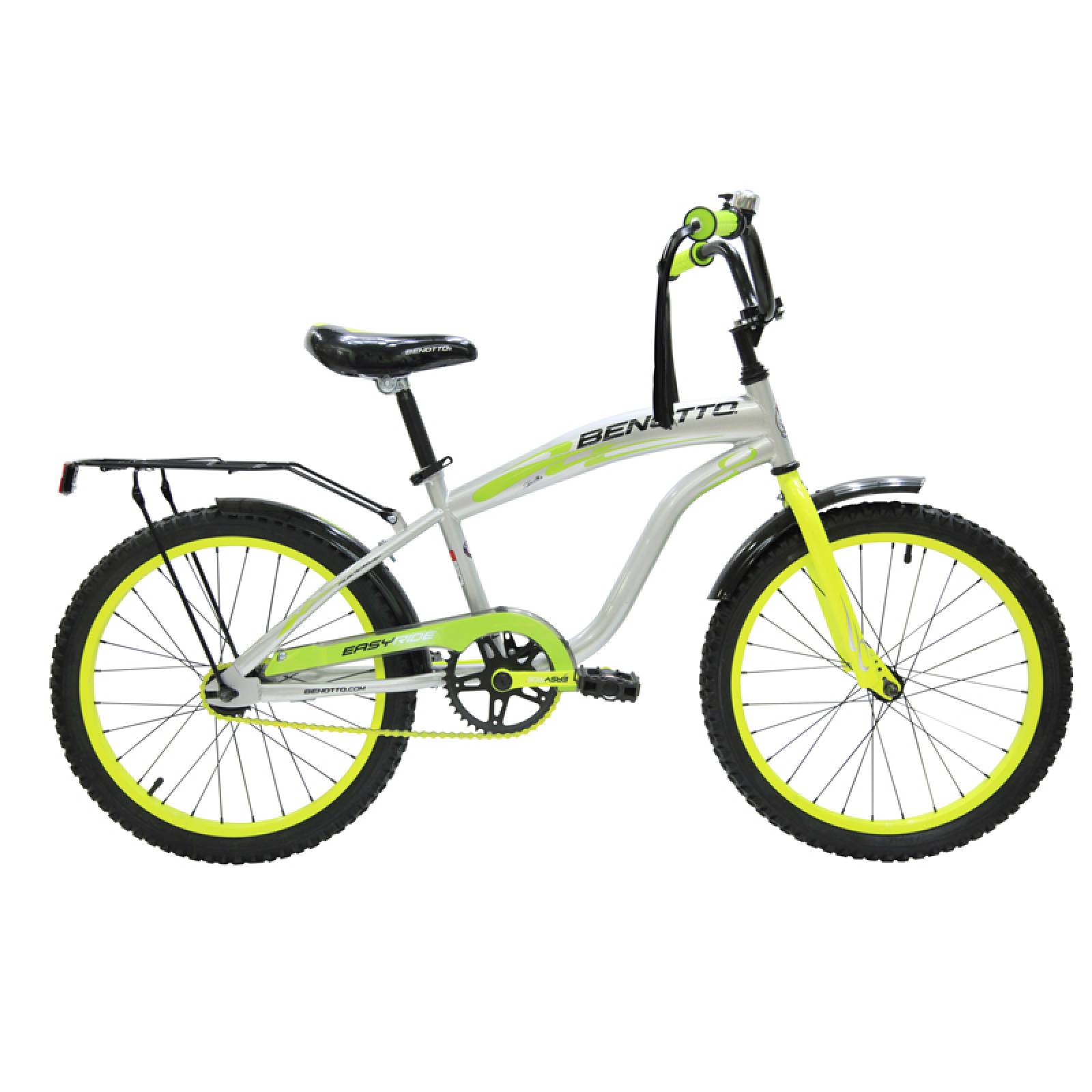 Bicicleta Benotto Easy Ride Cross Acero R20 1V Niño Gris