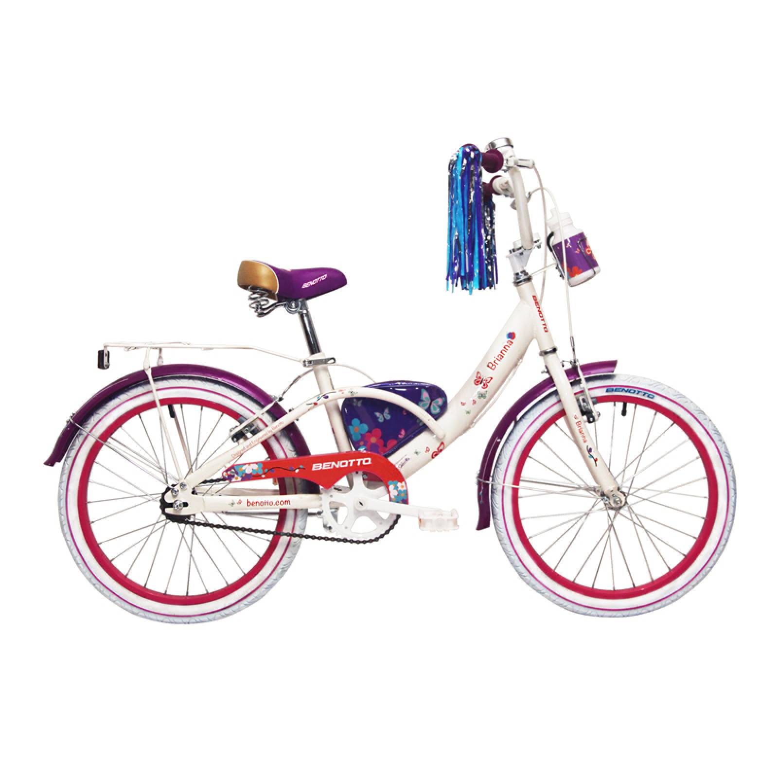 Bicicleta Benotto Brianna Acero R20 1V Niña Blanco
