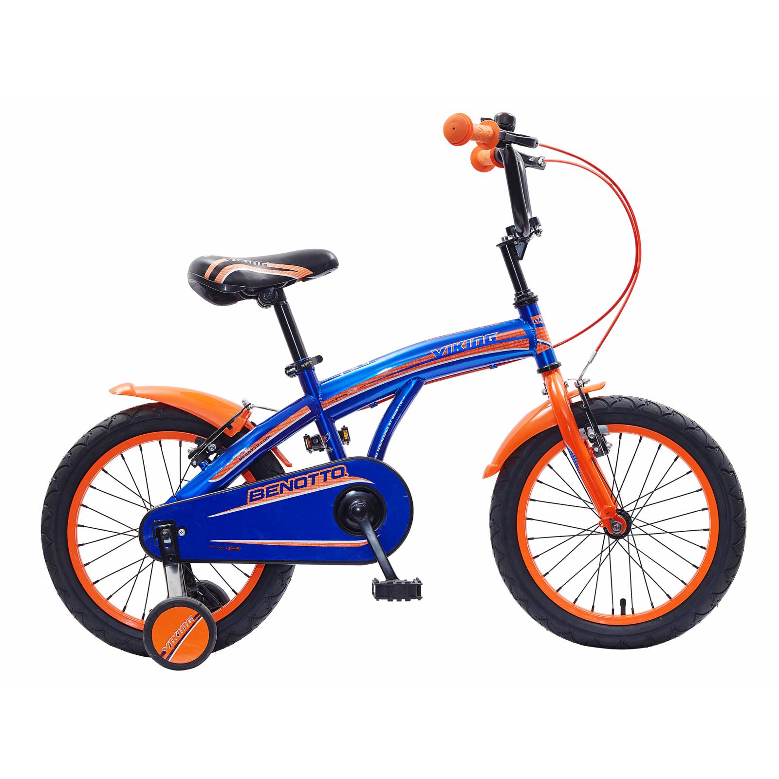 Bicicleta Benotto Viking R16 1V Ruedas Laterales Azul