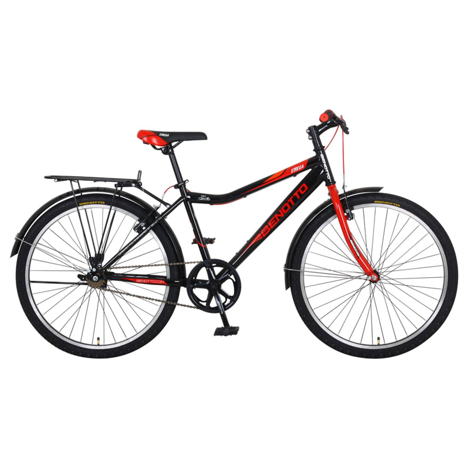 Bicicleta Benotto Strega MTB Acero R26 1V Hombre Negro