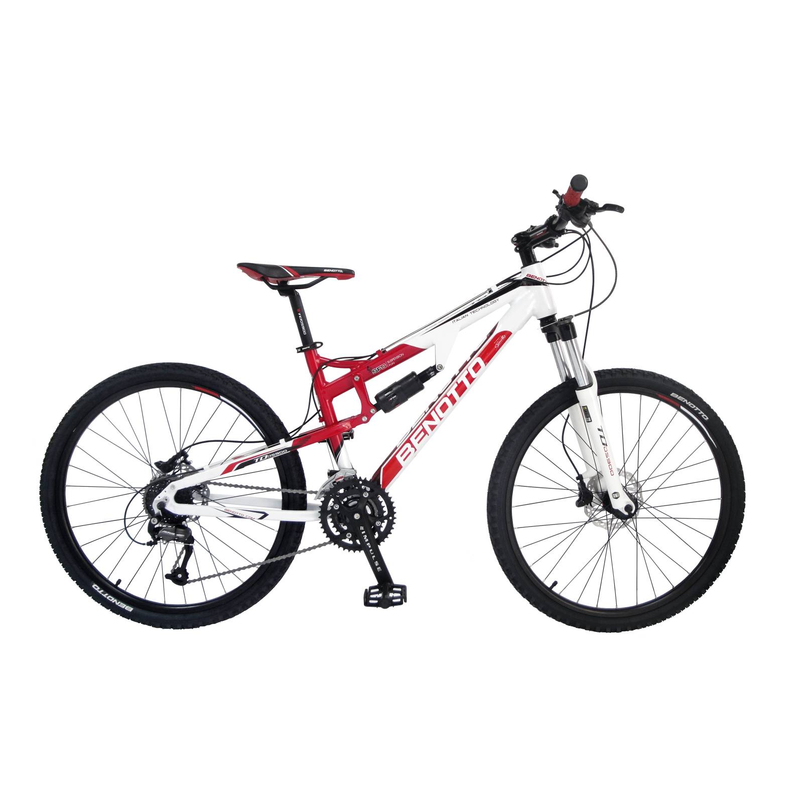 Bicicleta Benotto DS-900 Aluminio R26 27V Roja Med-gde