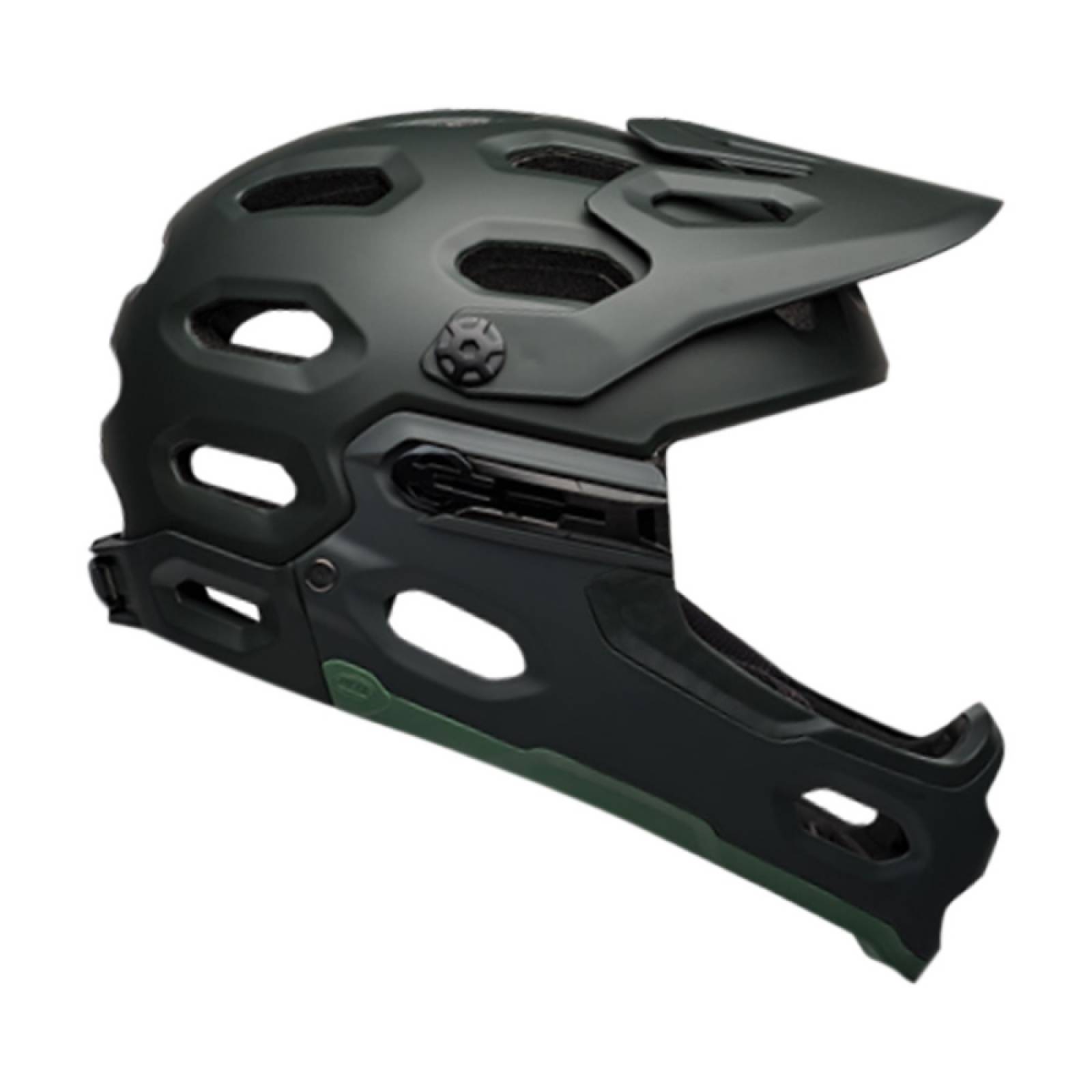 Casco bicicleta Enduro SUPER 3R Verde Talla L (58-62cm) Bell