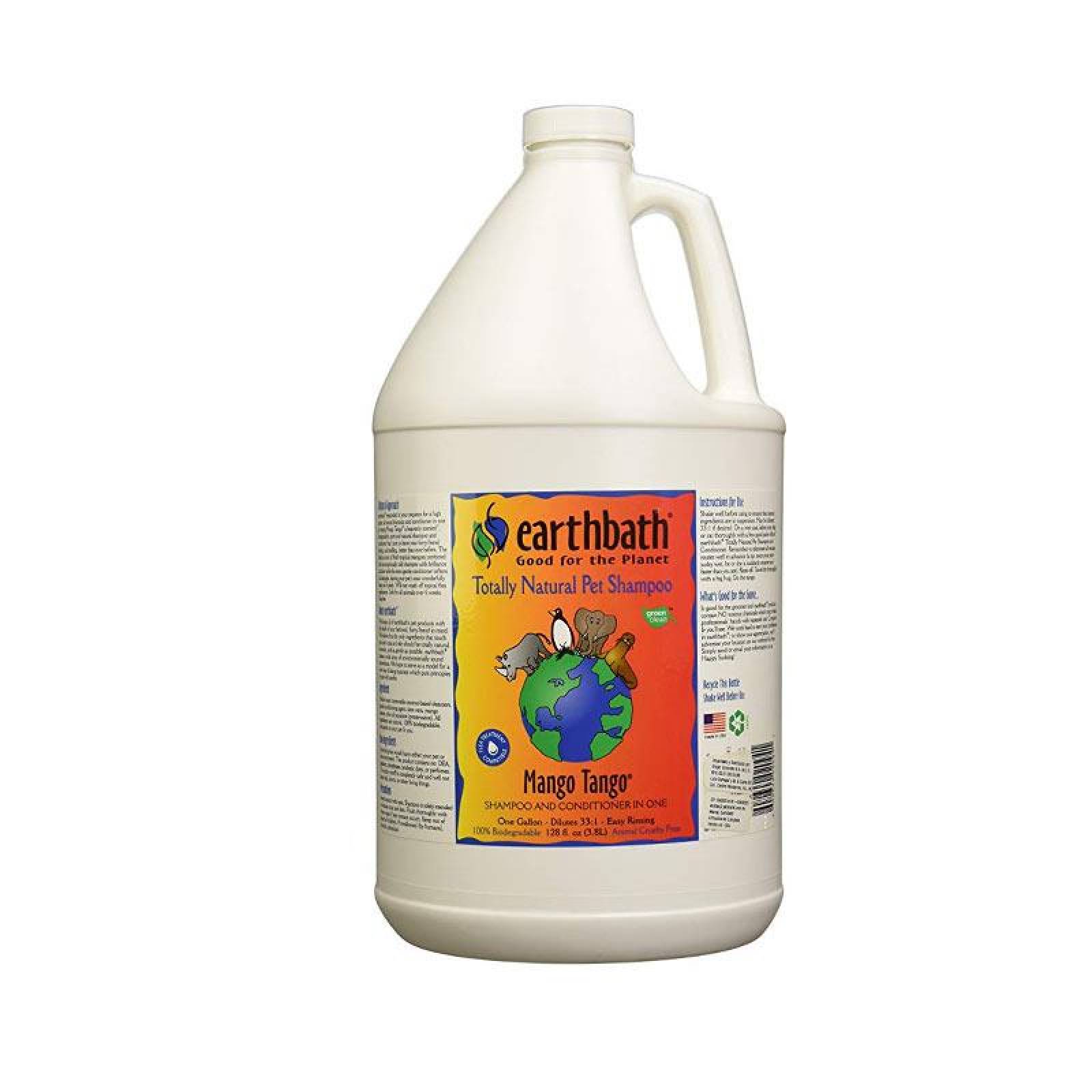 Shampoo Mango Tango Galon Perro y Gato Earthbath