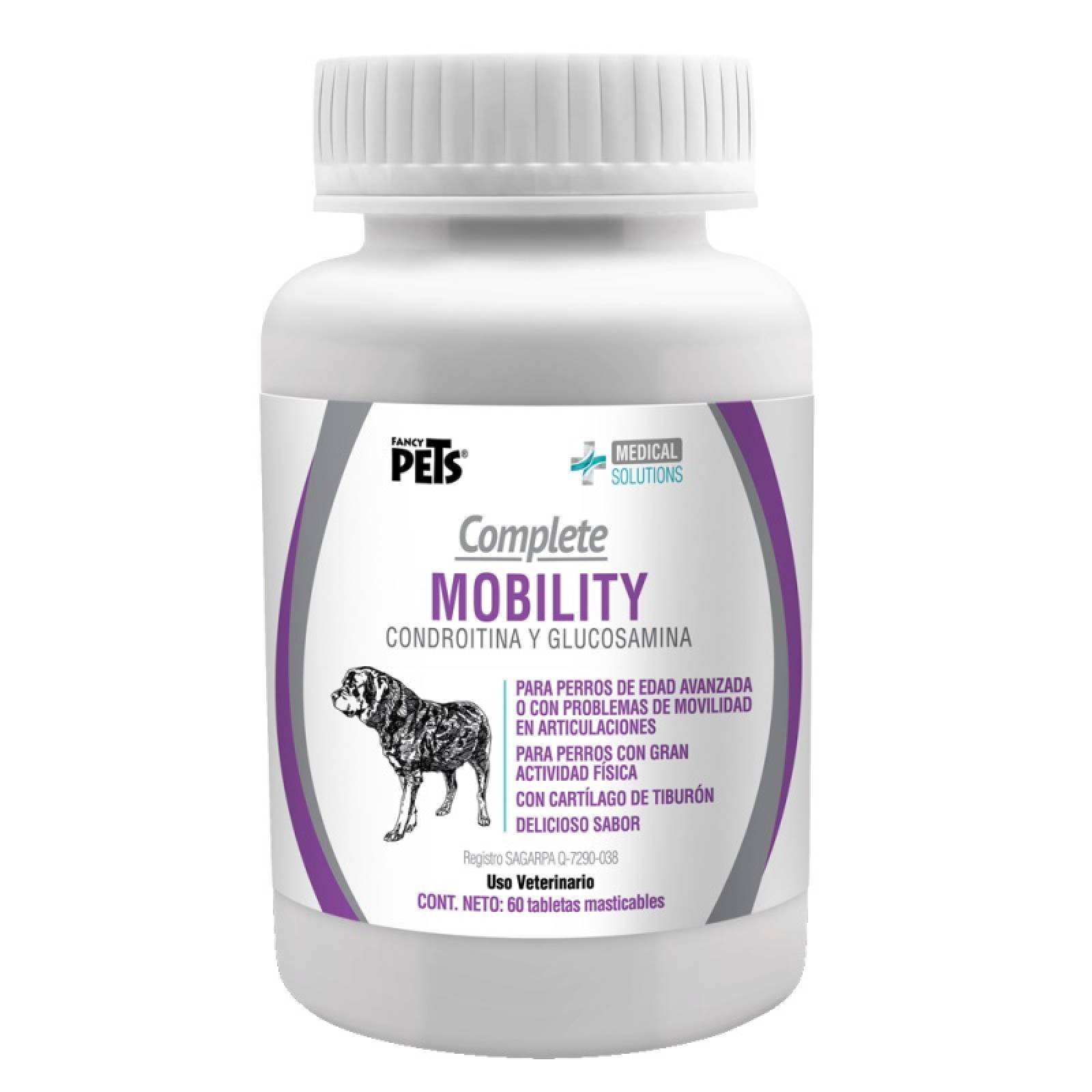 Tabletas Masticable Condroitina Glucosamina Perro Fancy Pets