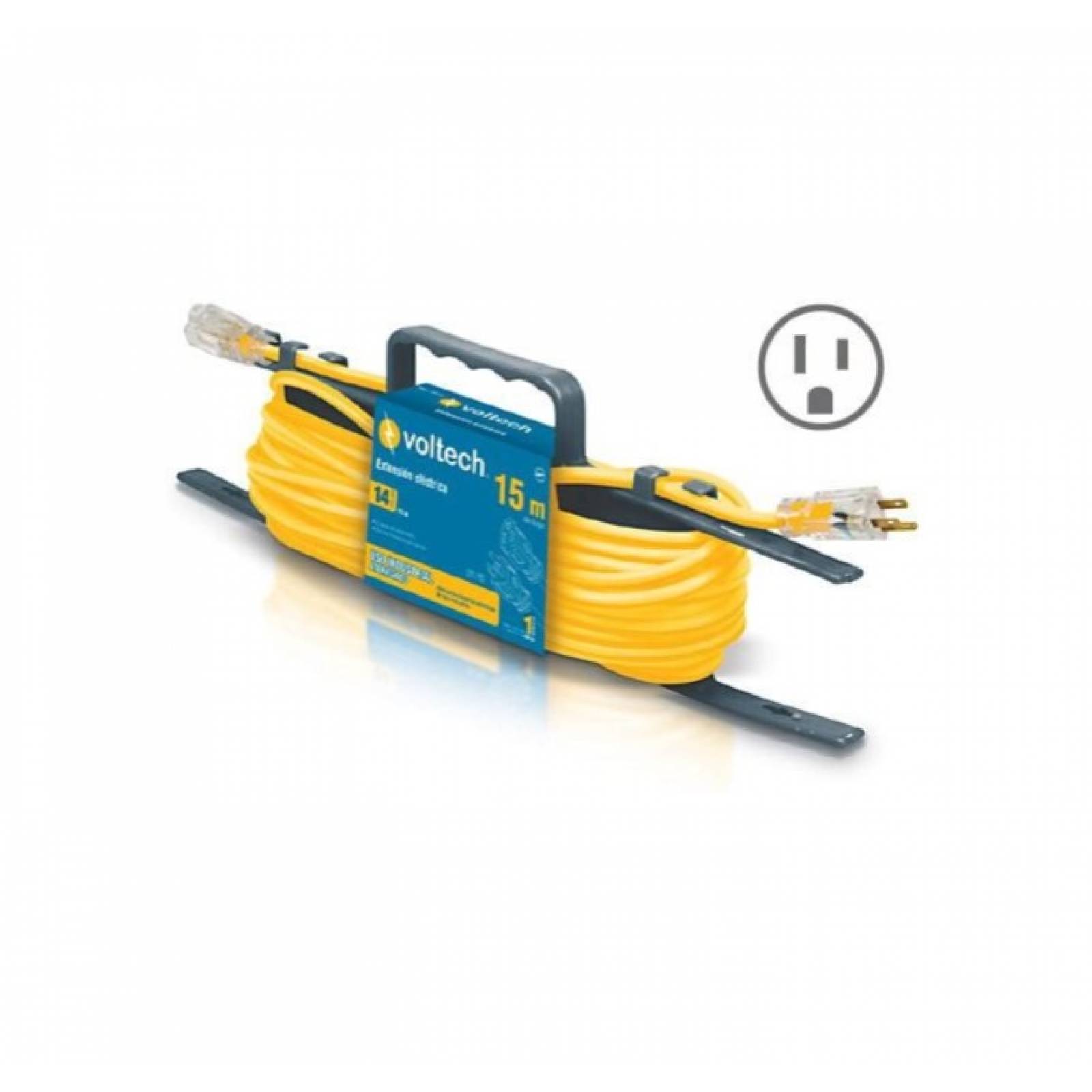 Extension Reforzada 30 Mt Cal. 14 Aterrizada Voltech