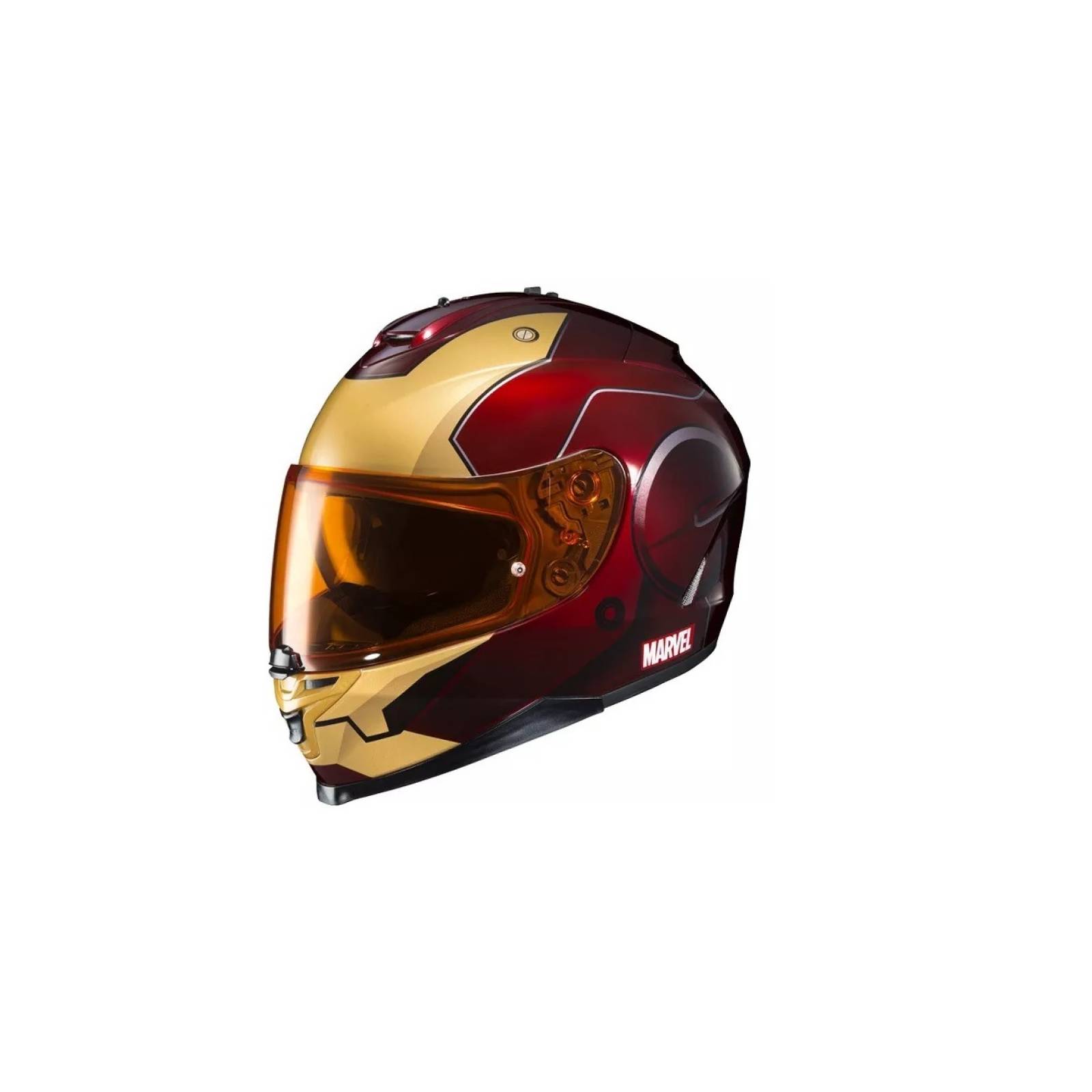 hjc rpha 70 iron man helmet Ironman Homecoming Motorcycle Helmet, Red/Gold, Size XS Automotive Man Helmet Hjc Iron Man