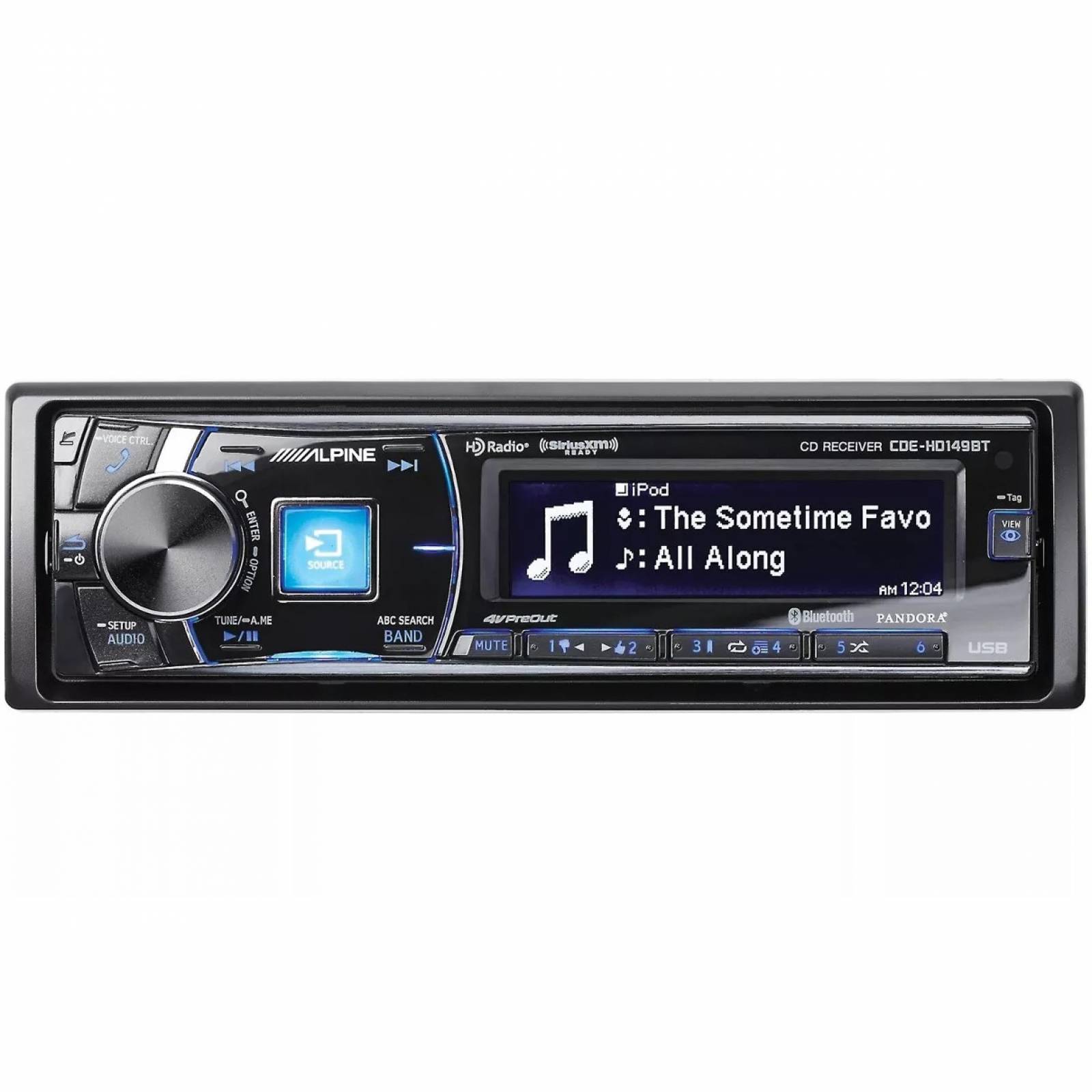 Auto Estereo Alpine Cdehd149bt Bluetooth Iphone Android Usb
