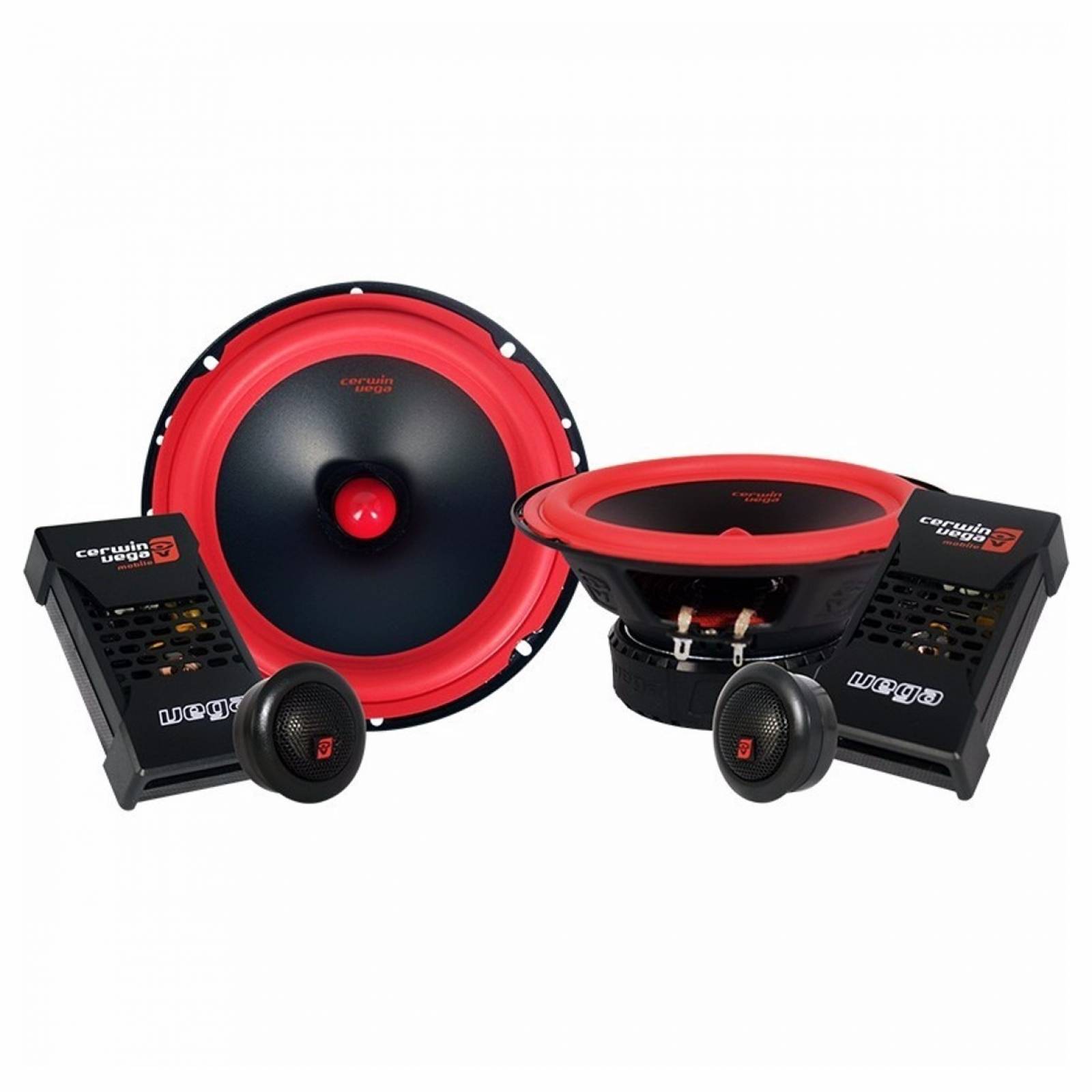 Set De Medios Cerwin Vega V465c 400 Watts Tweter + Crossover